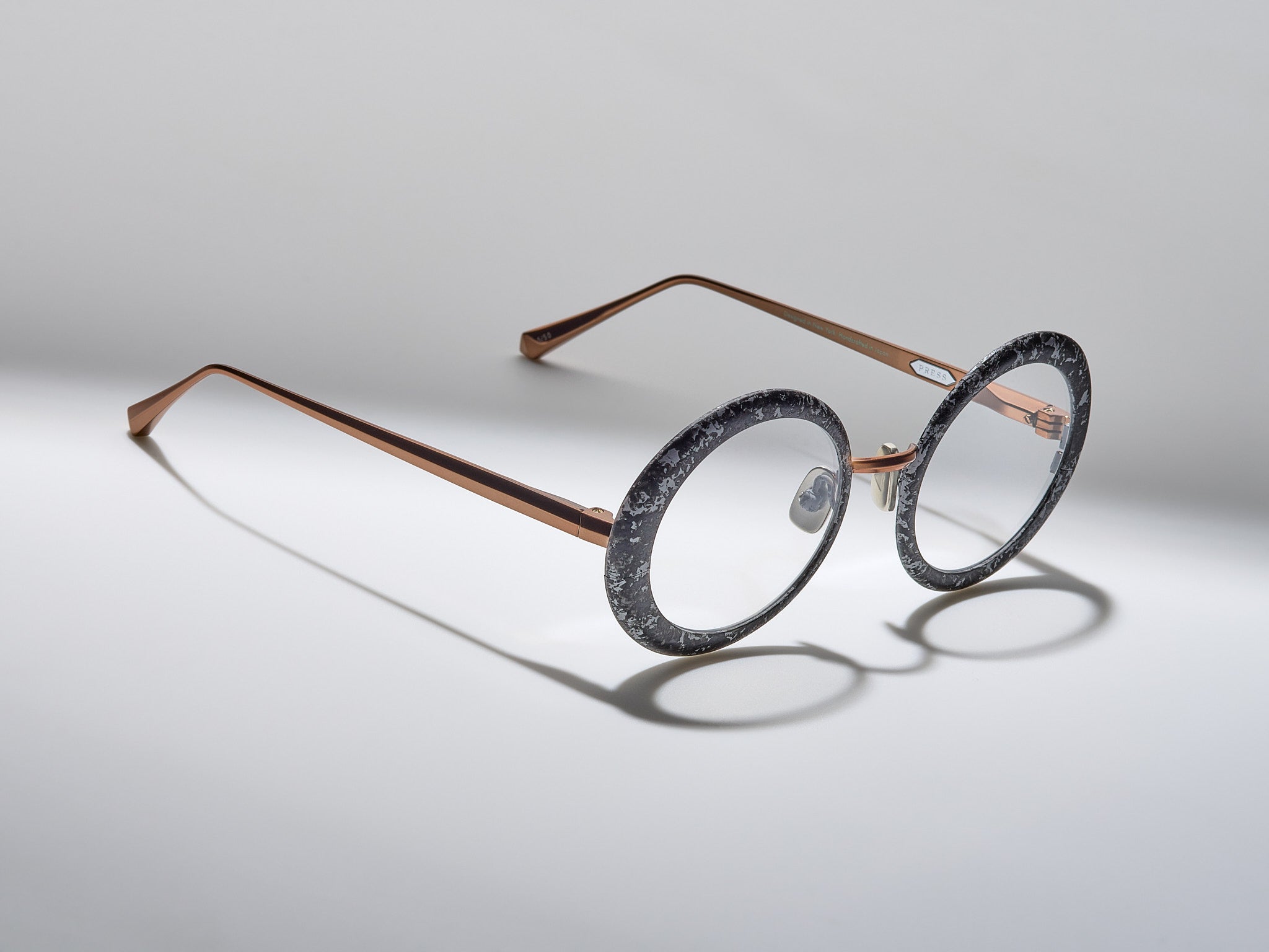 Roadster Marble Optical Black Marble / Rose Gold - ST007 #color_black-marble-rose-gold-st007