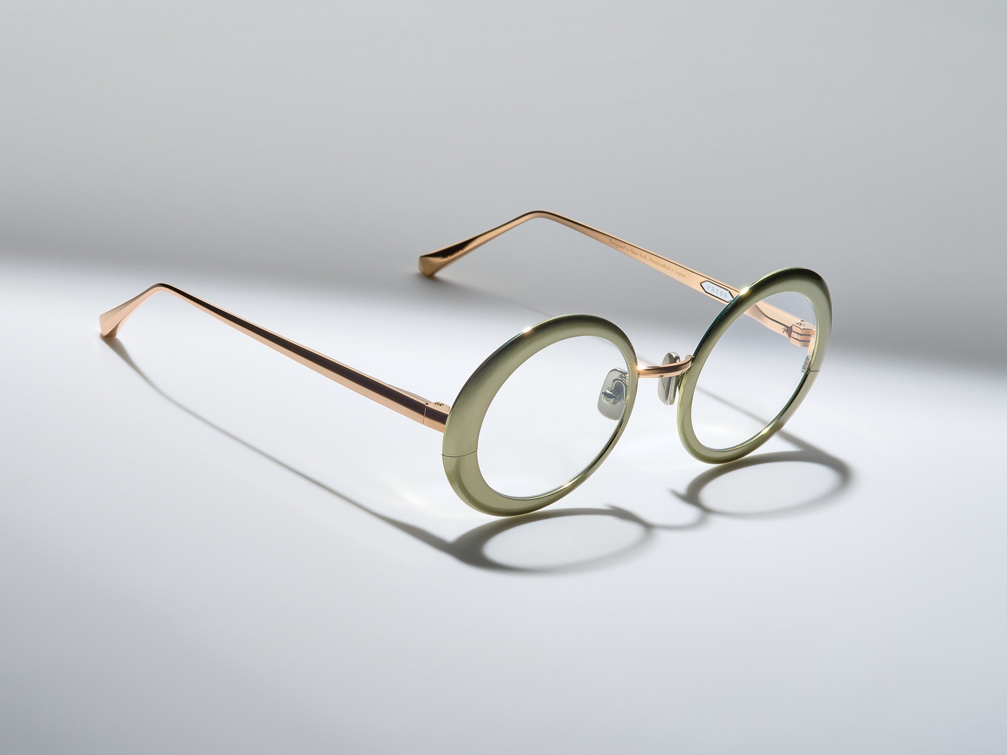 Roadster Optical Cascade Green / Rose Gold - ST005 #color_cascade-green-rose-gold-st005