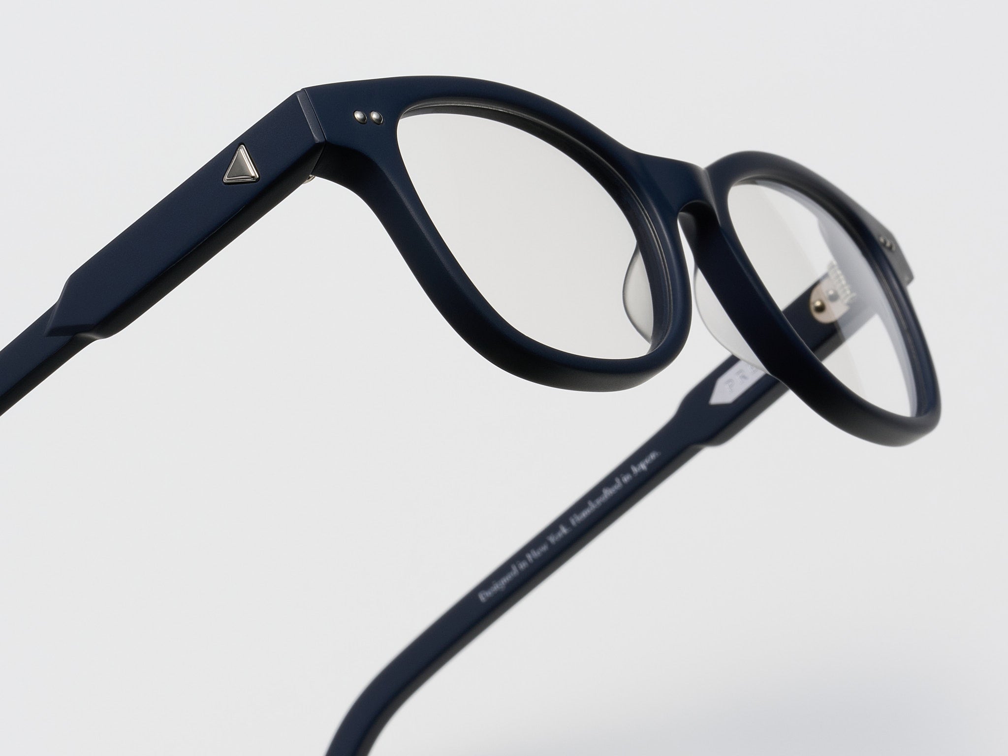 The Bribe Optical Matte Navy / Silver - TI014 #color_matte-navy-silver-ti014