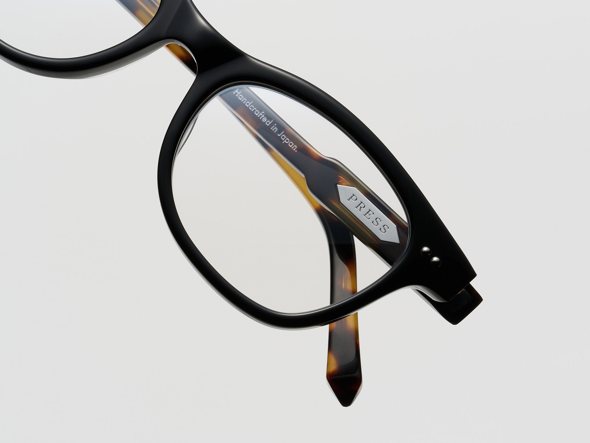 The Bribe Optical Black Tortoise / Silver - TI015 #color_black-tortoise-silver-ti015