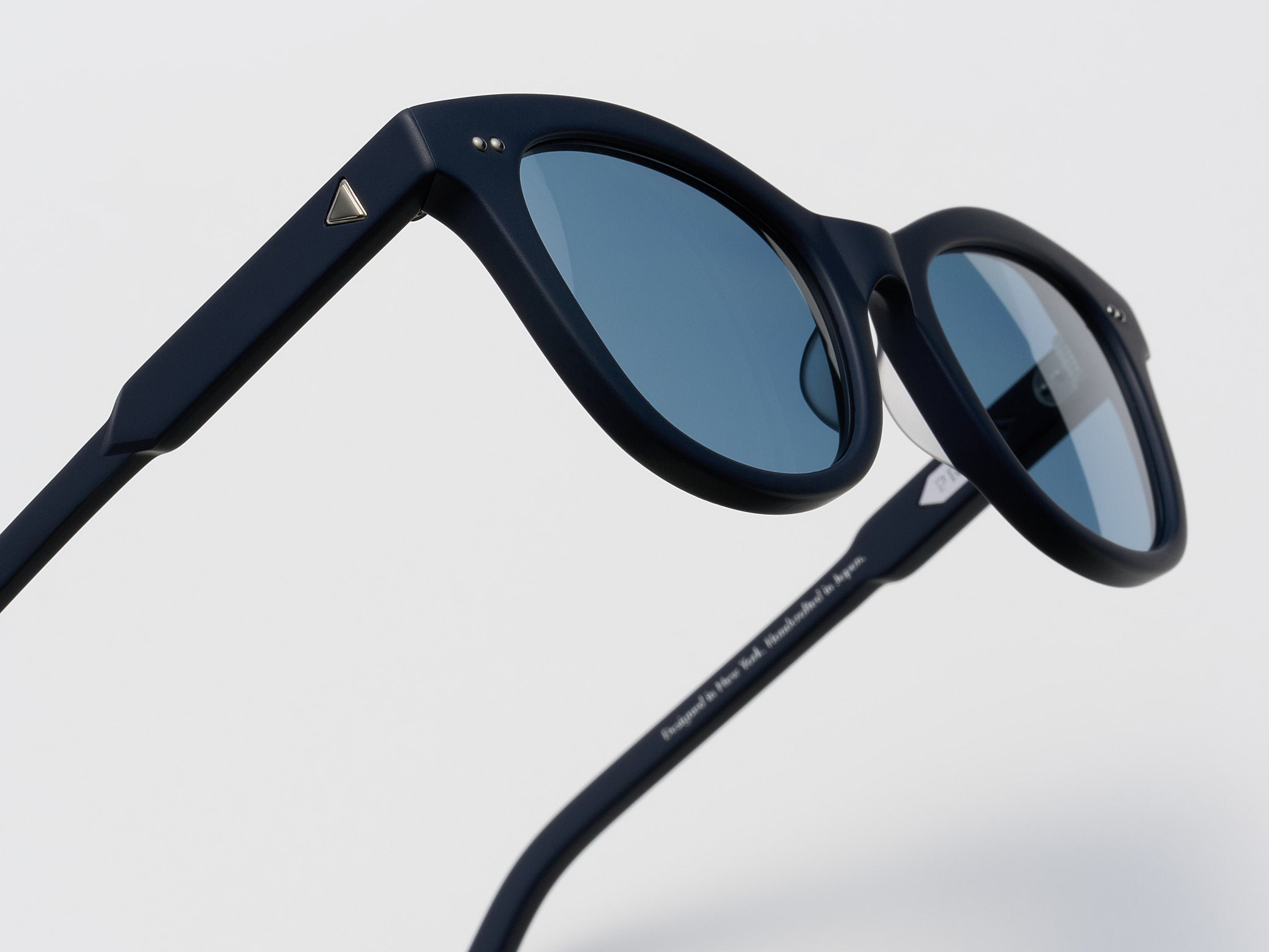 The Charade Matte Navy / Silver - TI014 #color_matte-navy-silver-ti014