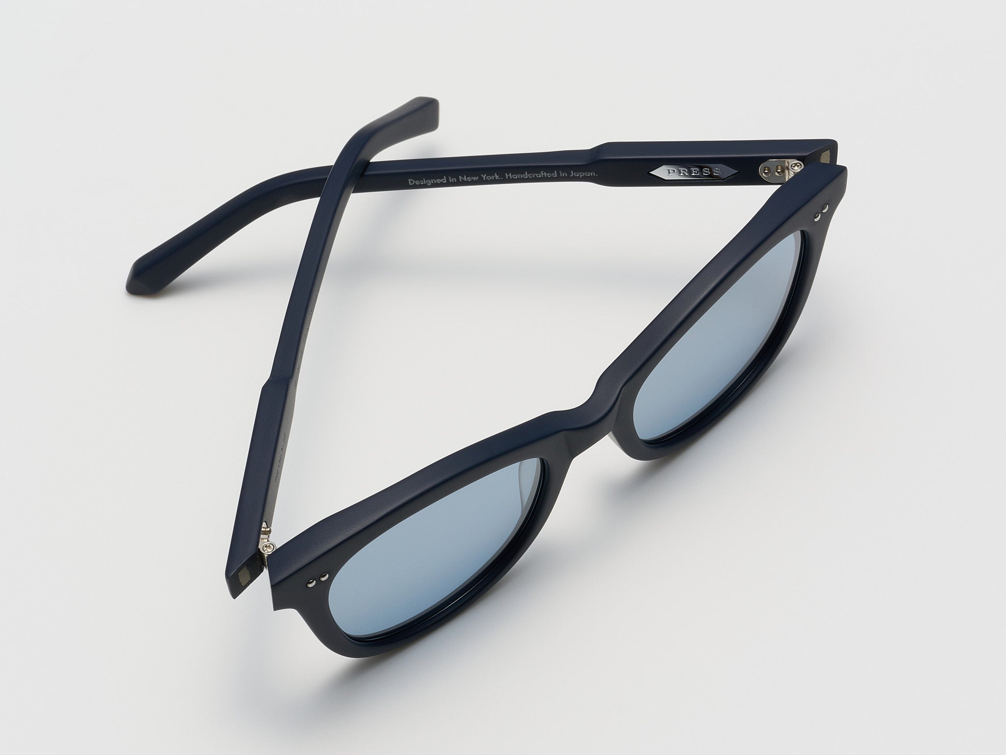 The Charade Matte Navy / Silver - TI014 #color_matte-navy-silver-ti014