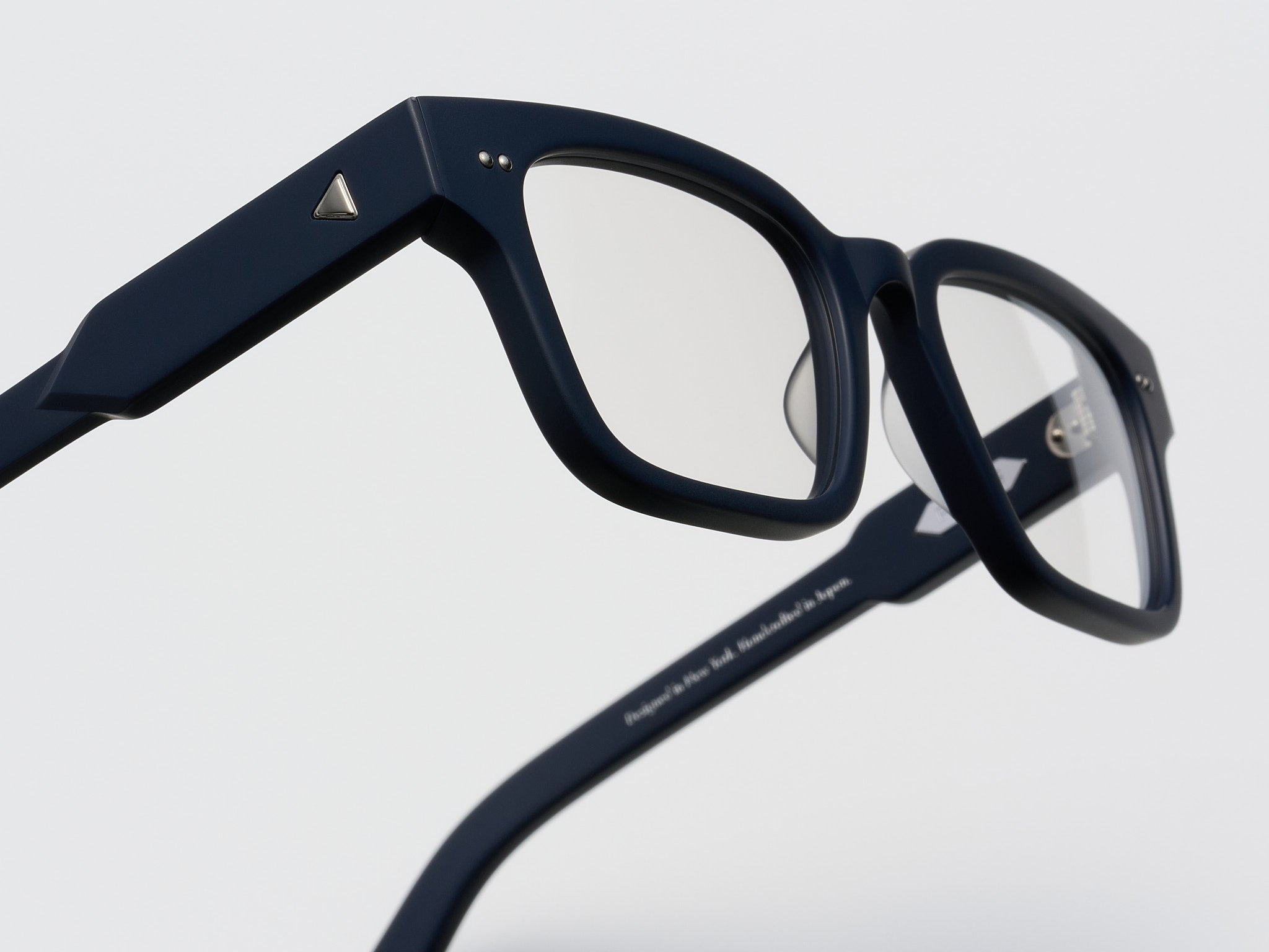 The Genius Optical Matte Navy / Silver - TI014 #color_matte-navy-silver-ti014
