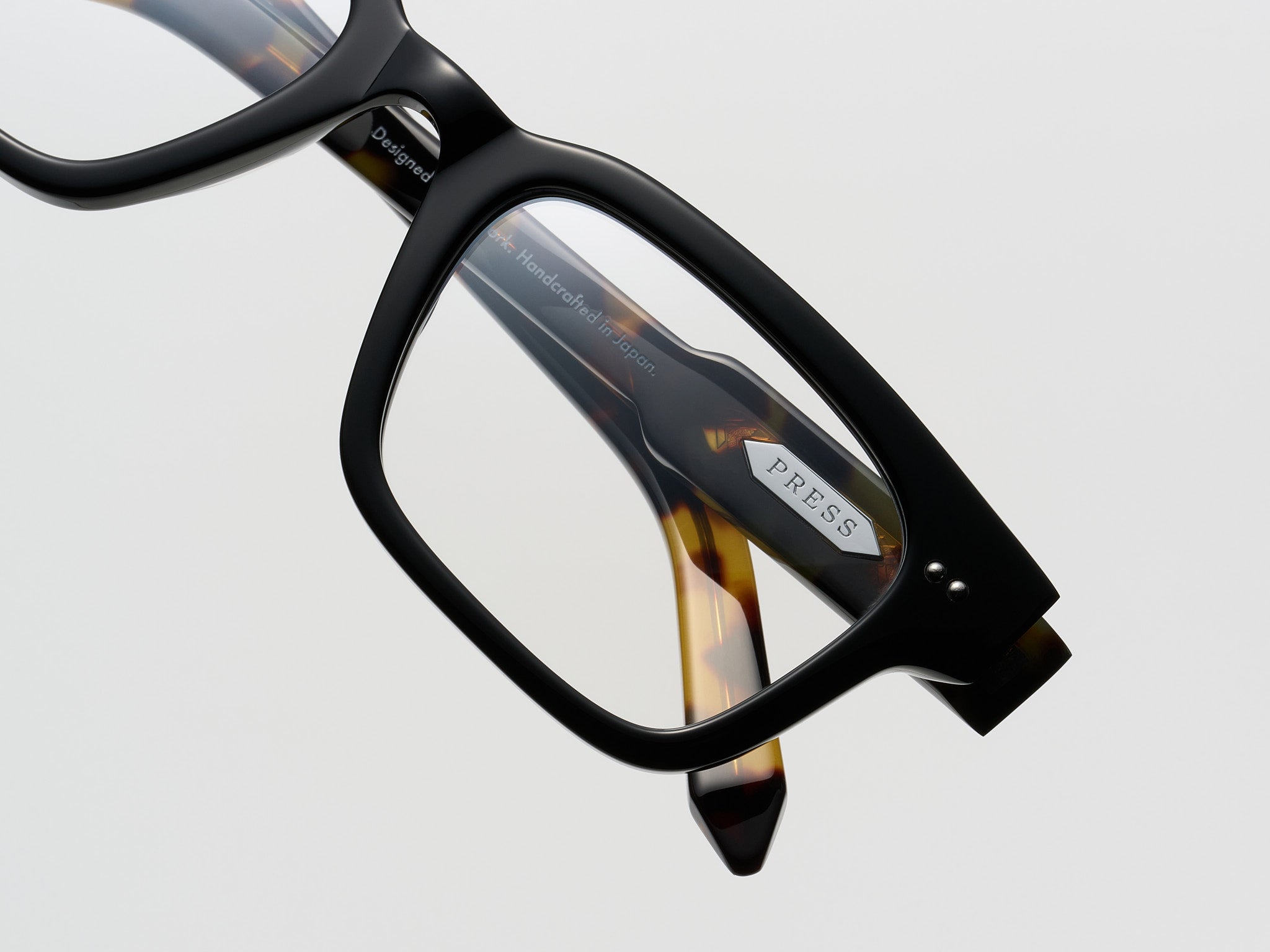 The Genius Optical Black Tortoise / Silver - TI015 #color_black-tortoise-silver-ti015