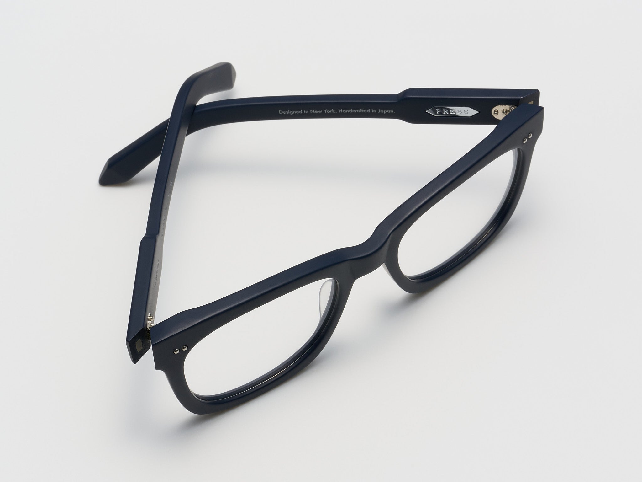 The Greatest Optical Matte Navy / Silver - TI014 #color_matte-navy-silver-ti014
