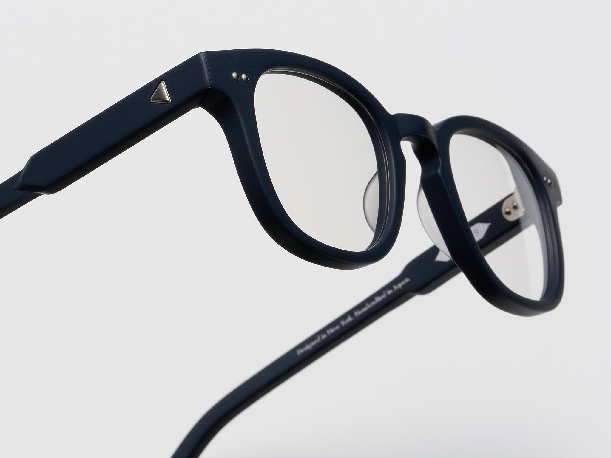 The Rebel Optical Matte Navy / Silver - TI014 #color_matte-navy-silver-ti014