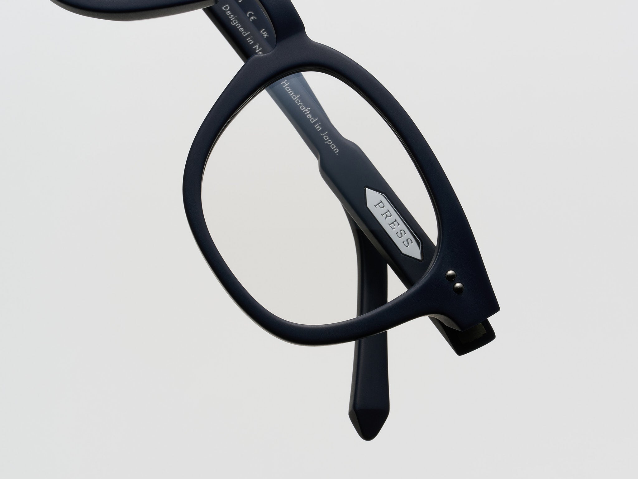 The Rebel Optical Matte Navy / Silver - TI014 #color_matte-navy-silver-ti014