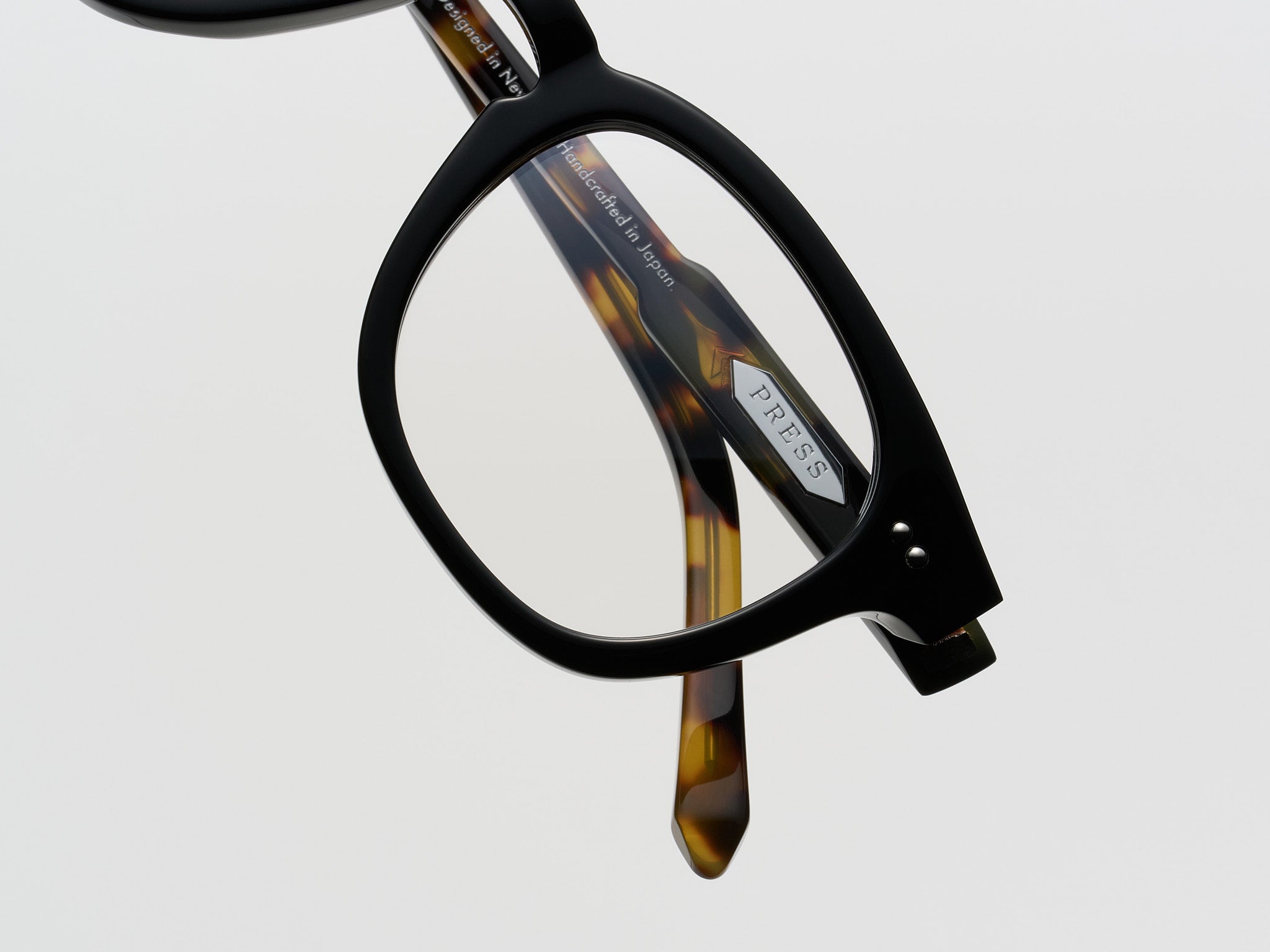 The Rebel Optical Black Tortoise / Silver - TI015 #color_black-tortoise-silver-ti015