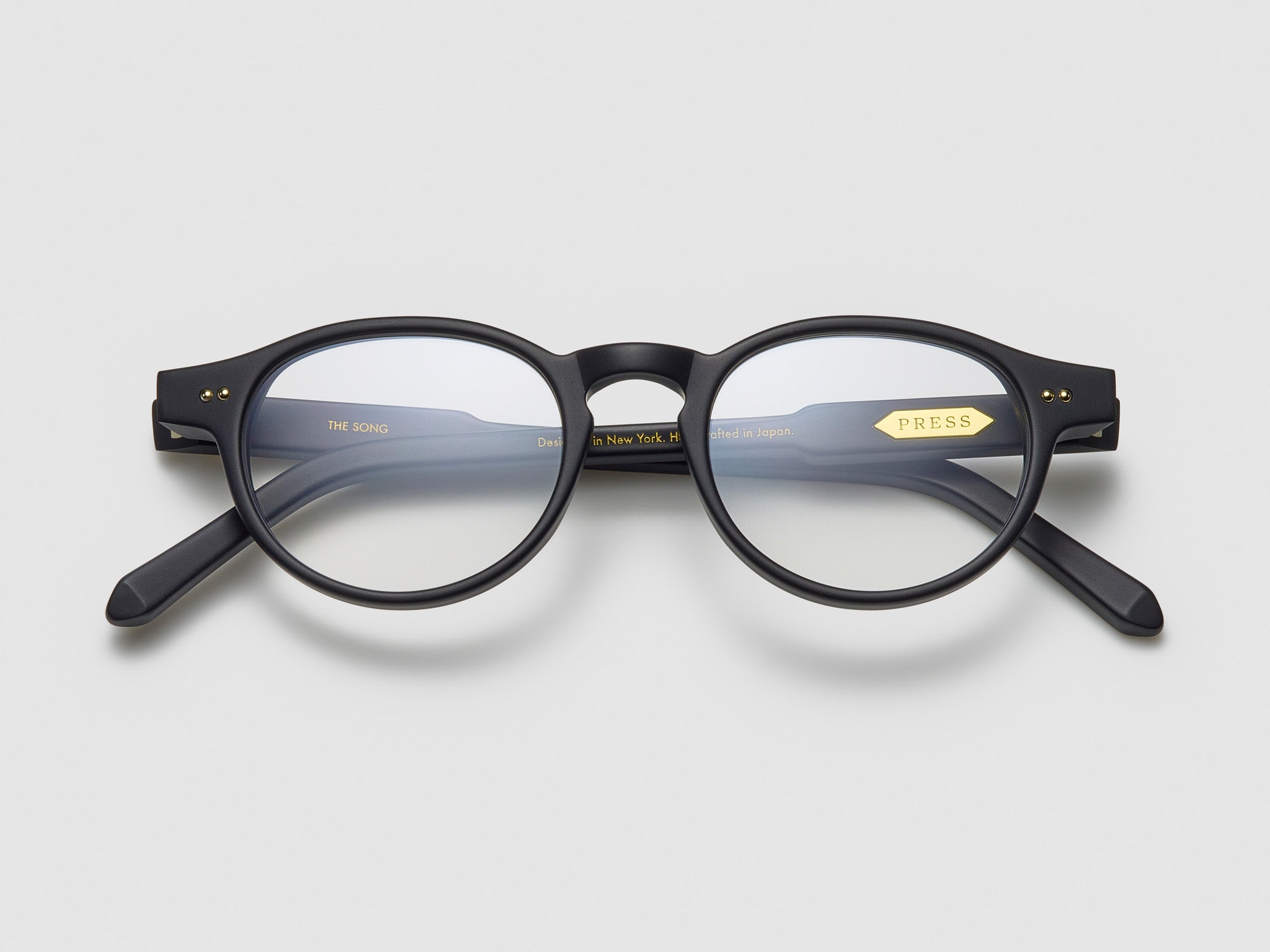The Song Optical Matte Black / Gold - TI001 #color_matte-black-gold-ti001