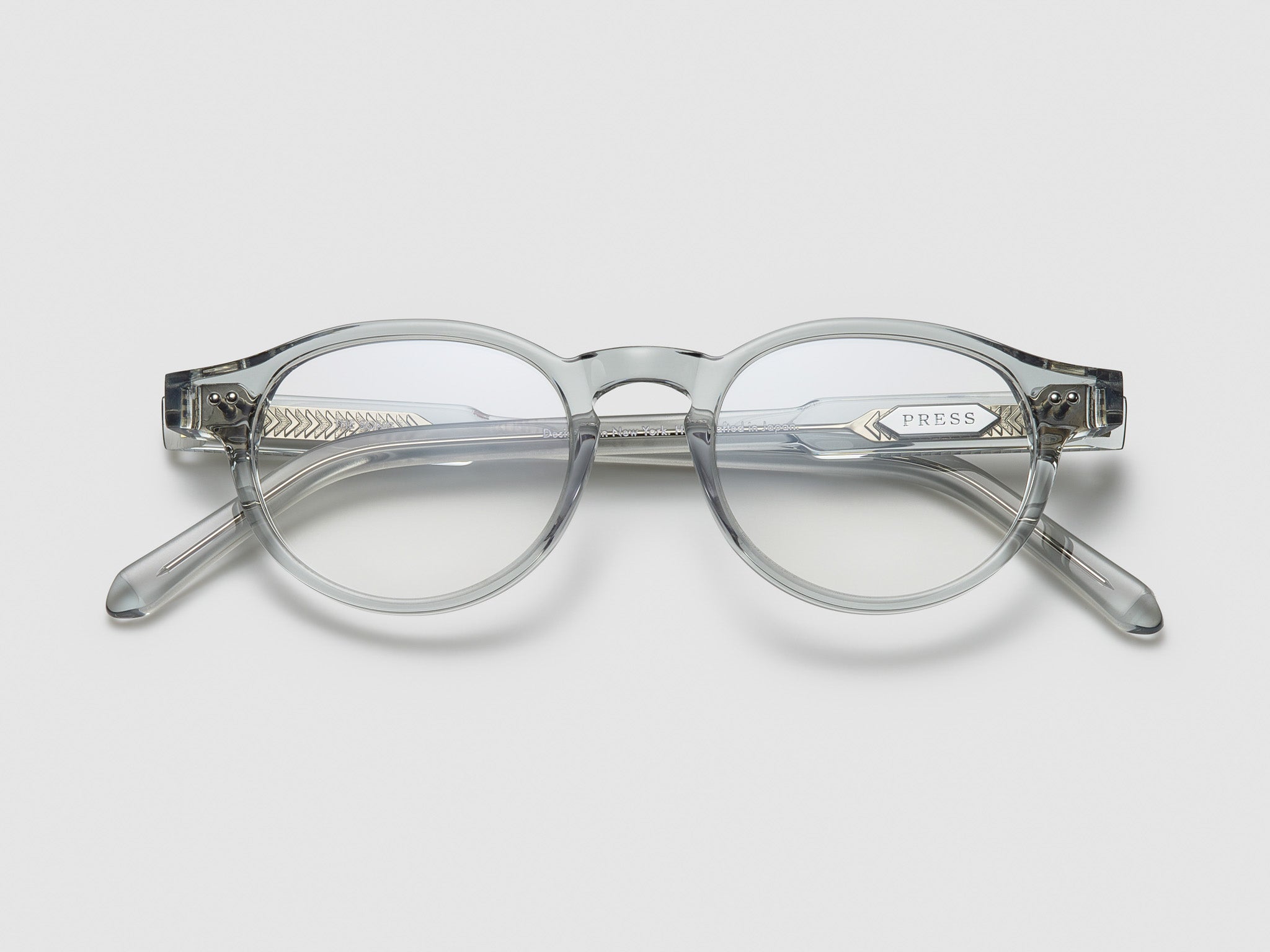 The Song Optical Smoke Crystal / Silver - TI009 #color_smoke-crystal-silver-ti009