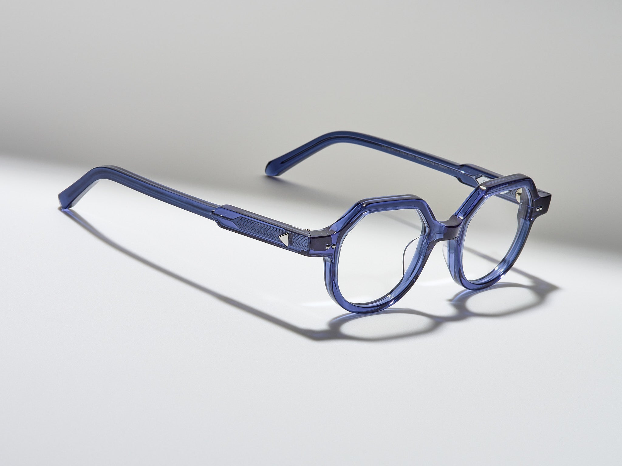The Taxman Optical Blue Crystal / Silver - TI002 #color_blue-crystal-silver-ti002