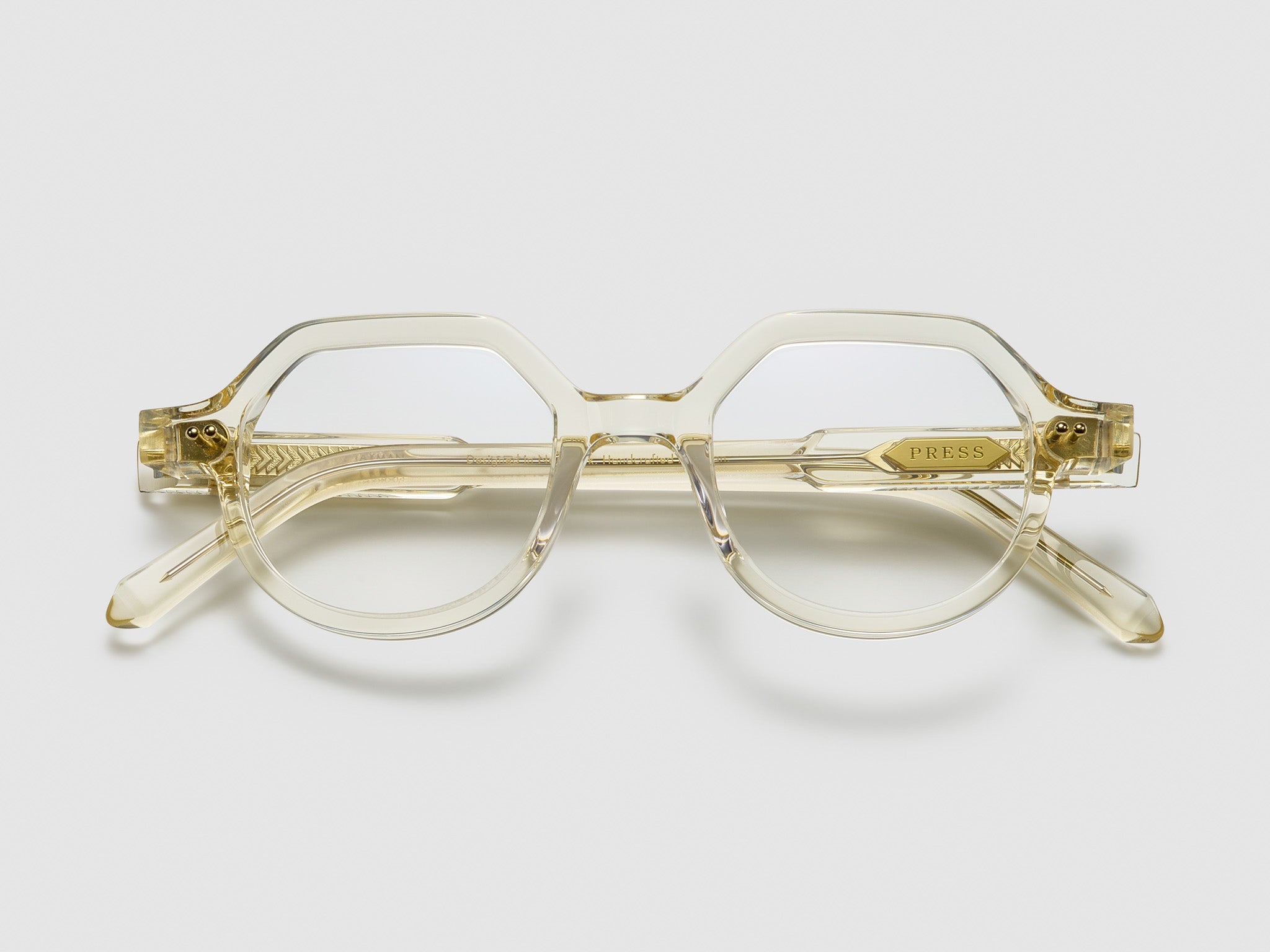 The Taxman Optical Vintage Crystal / Gold - TI008 #color_vintage-crystal-gold-ti008