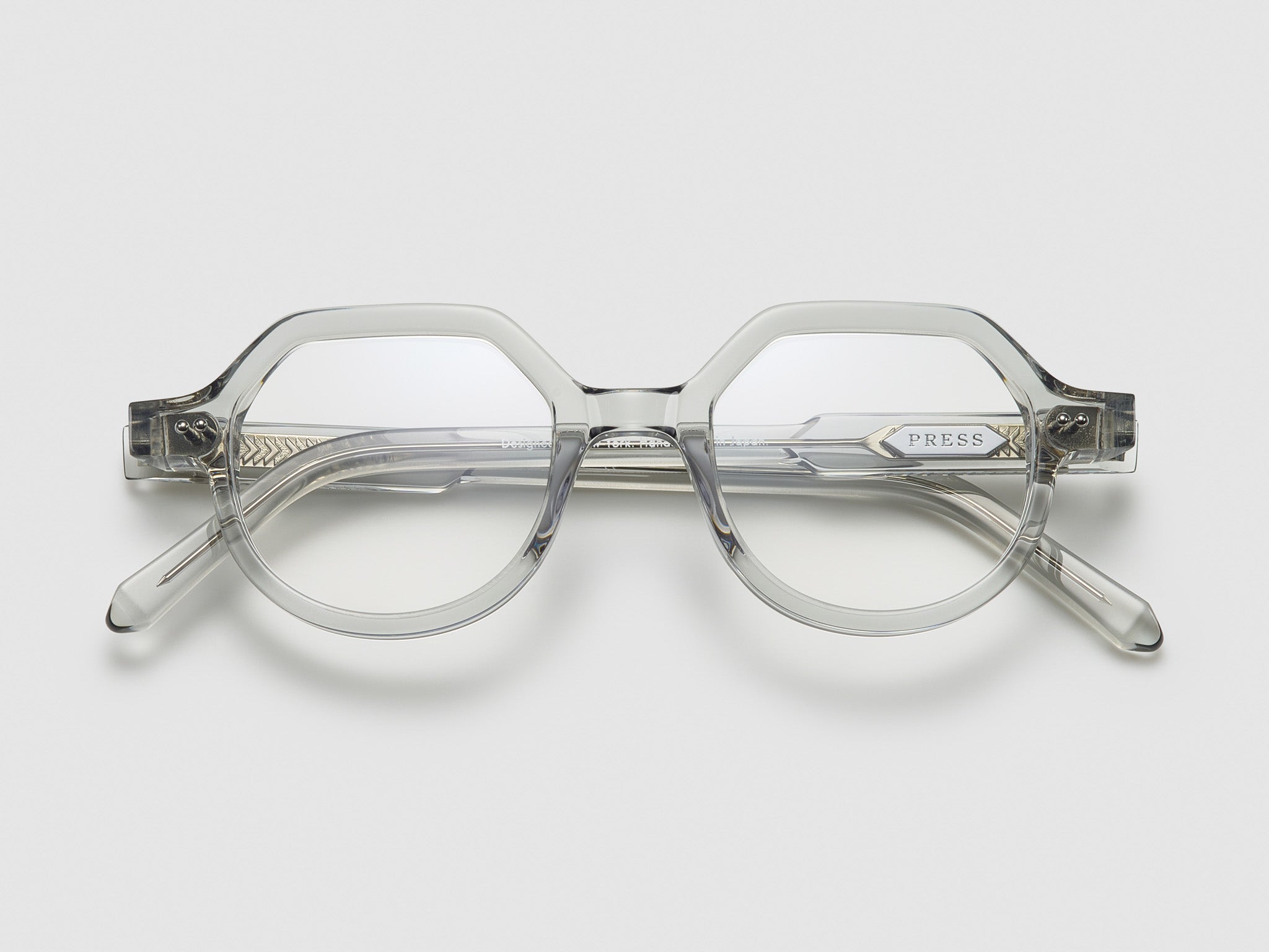 The Taxman Optical Smoke Crystal / Silver - TI009 #color_smoke-crystal-silver-ti009