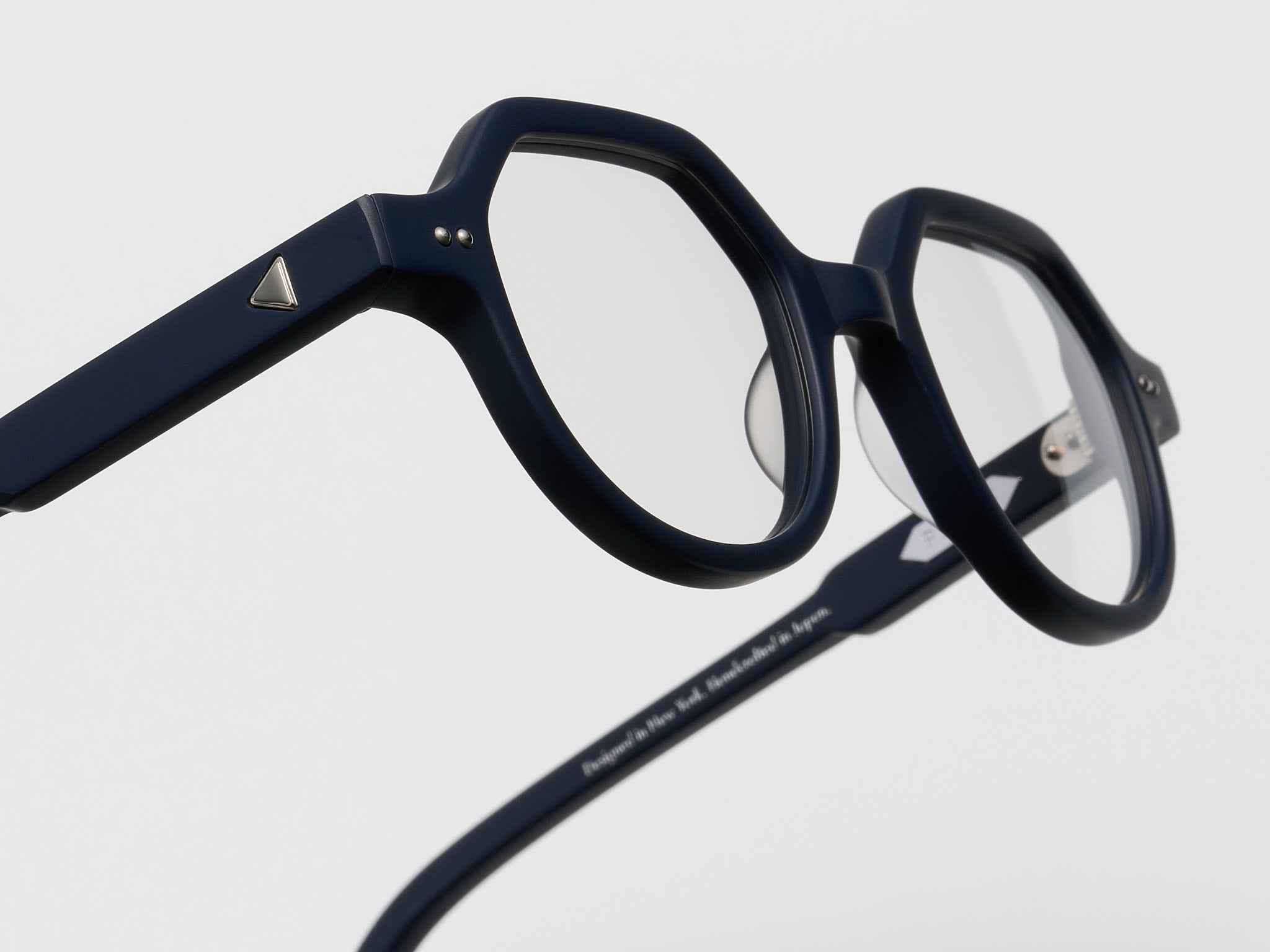 The Taxman Optical Matte Navy / Silver - TI014 #color_matte-navy-silver-ti014