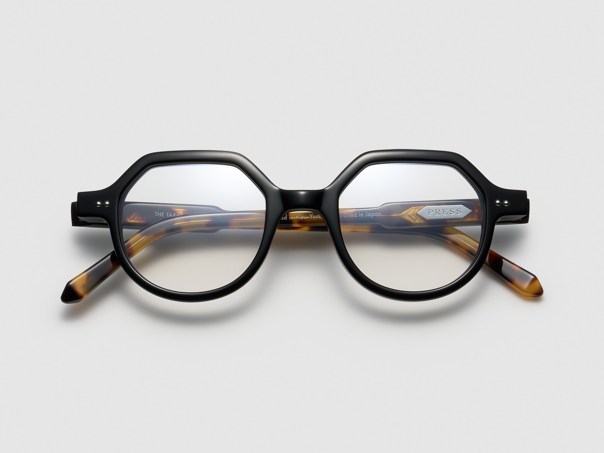 The Taxman Optical Black Tortoise / Silver - TI015 #color_black-tortoise-silver-ti015