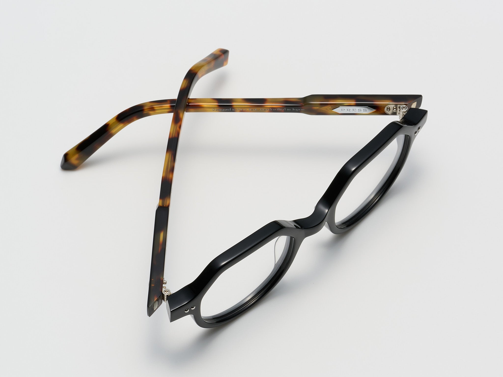 The Taxman Optical Black Tortoise / Silver - TI015 #color_black-tortoise-silver-ti015