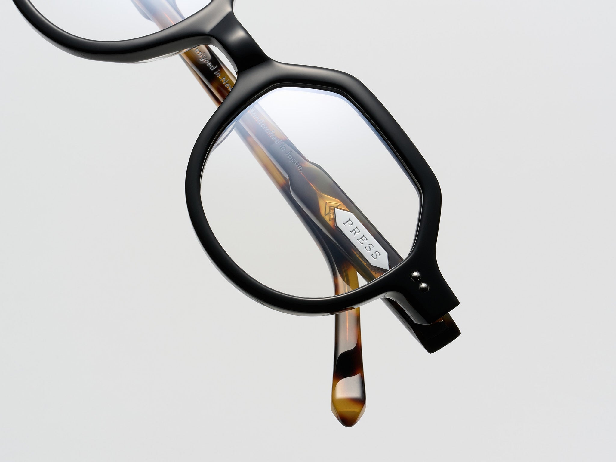 The Taxman Optical Black Tortoise / Silver - TI015 #color_black-tortoise-silver-ti015
