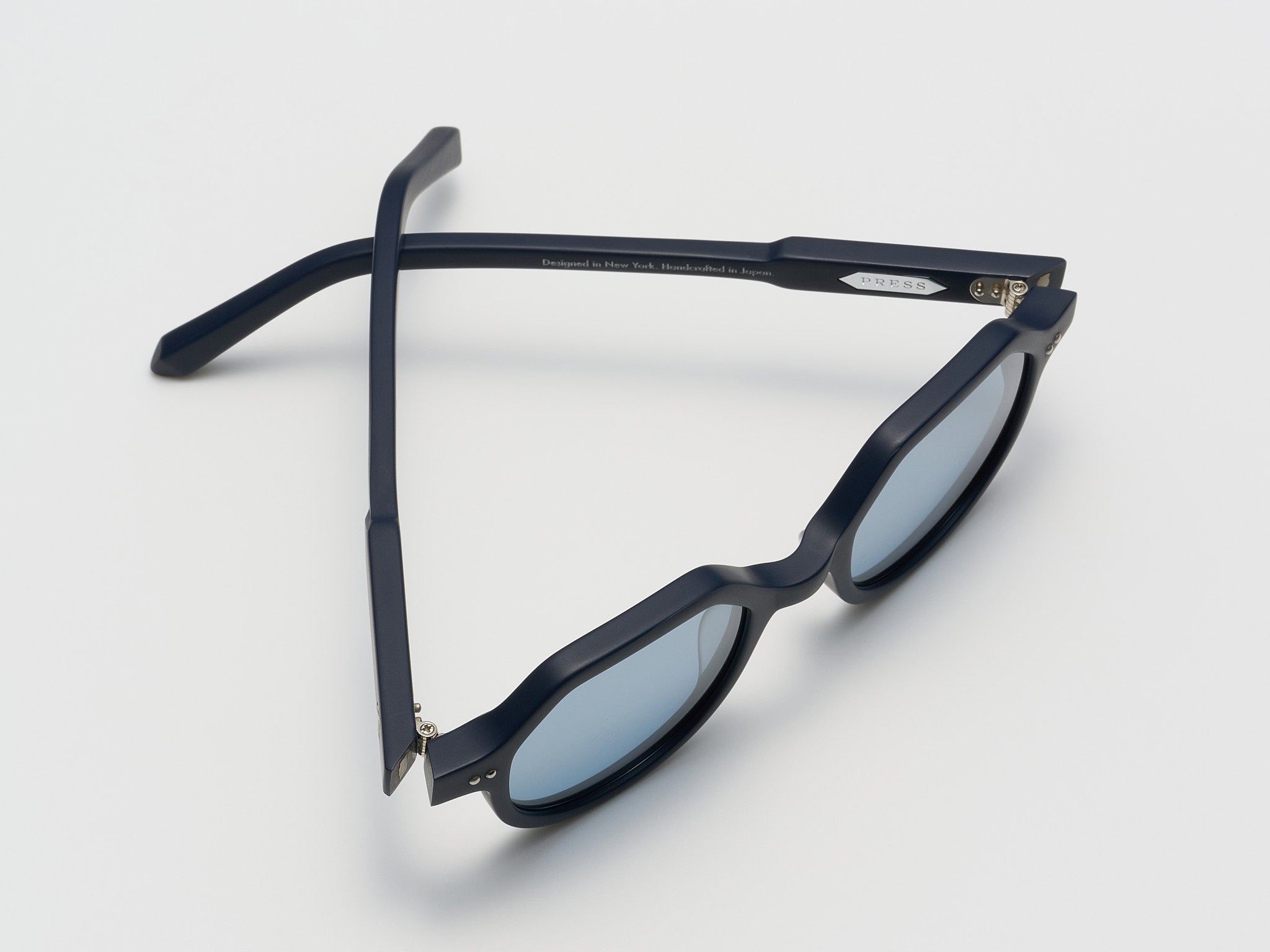 The Taxman Matte Navy / Silver - TI014 #color_matte-navy-silver-ti014
