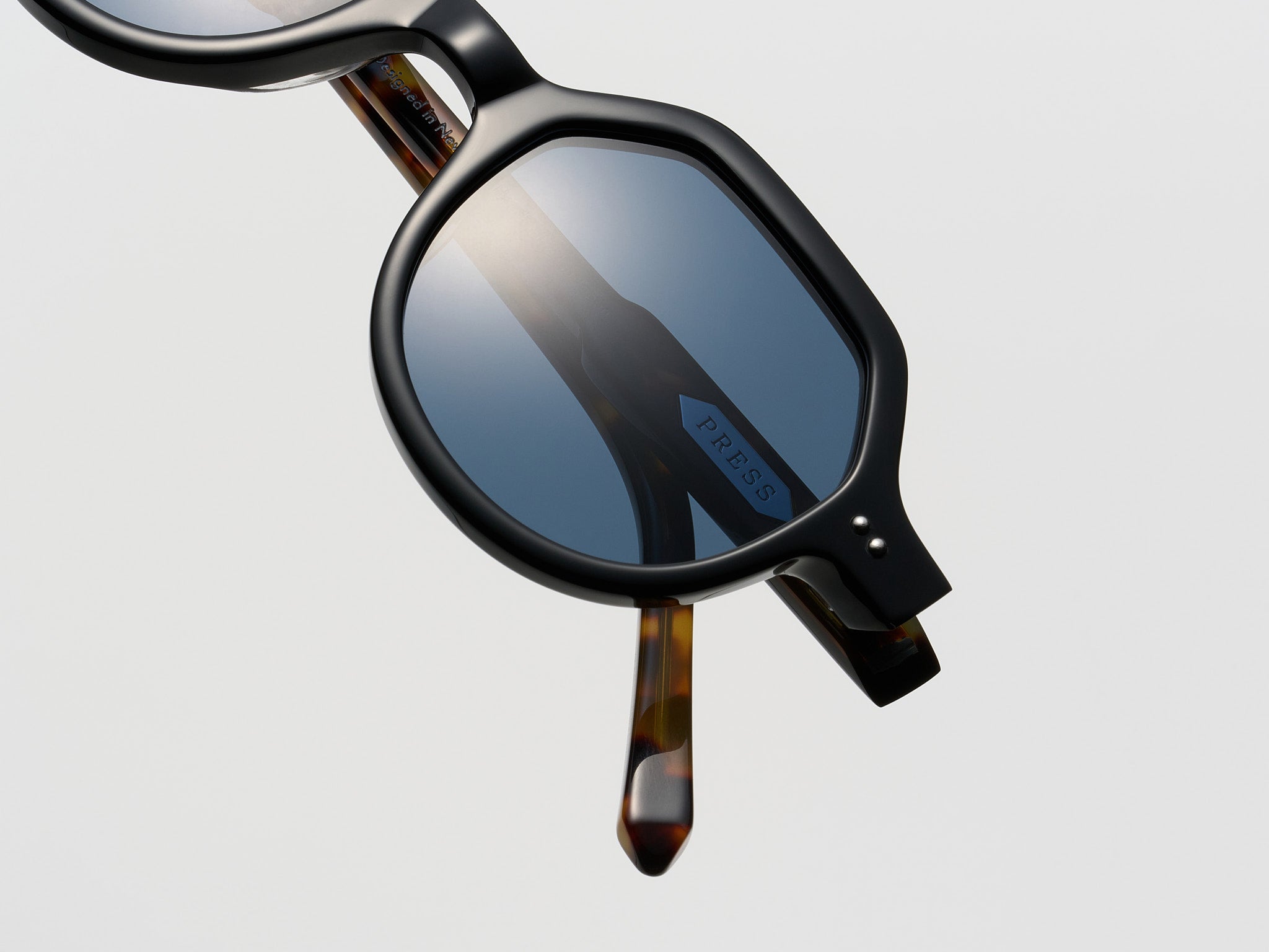 The Taxman Black Tortoise / Silver - TI015 #color_black-tortoise-silver-ti015