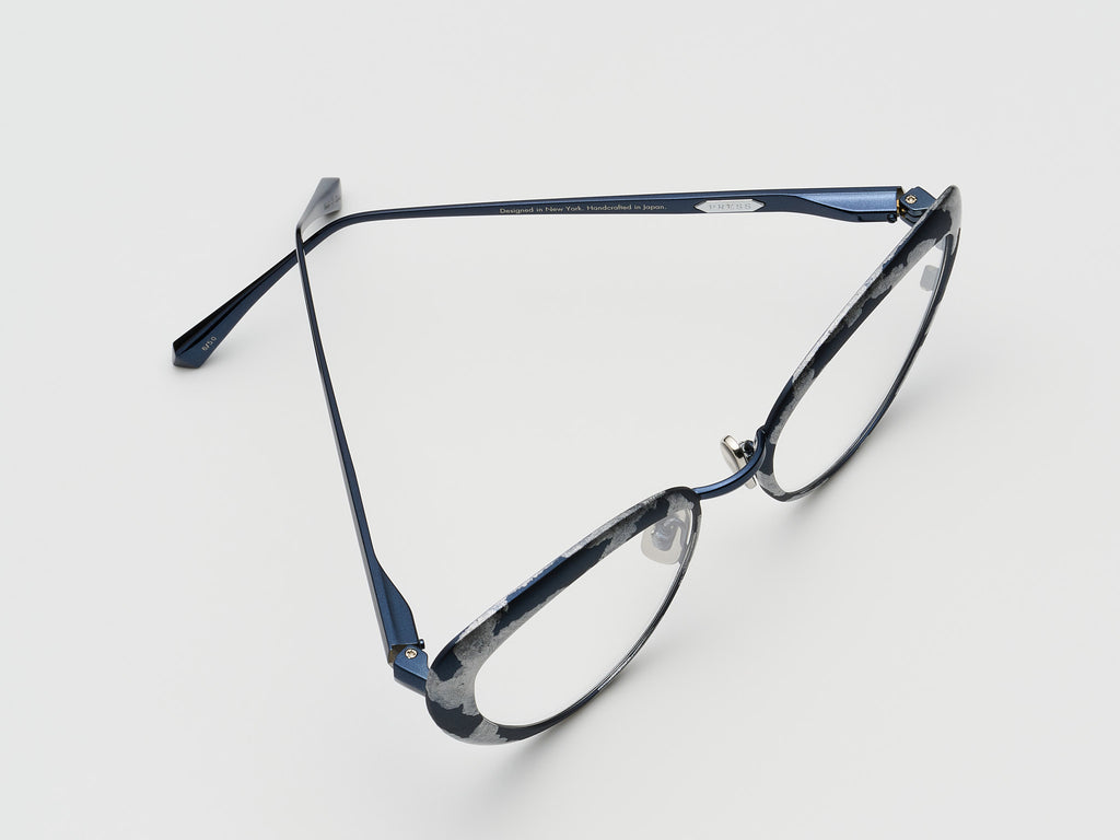 Barracuda Gold Leaf Optical Navy Platinum Leaf - ST023 #color_navy-platinum-leaf-st023