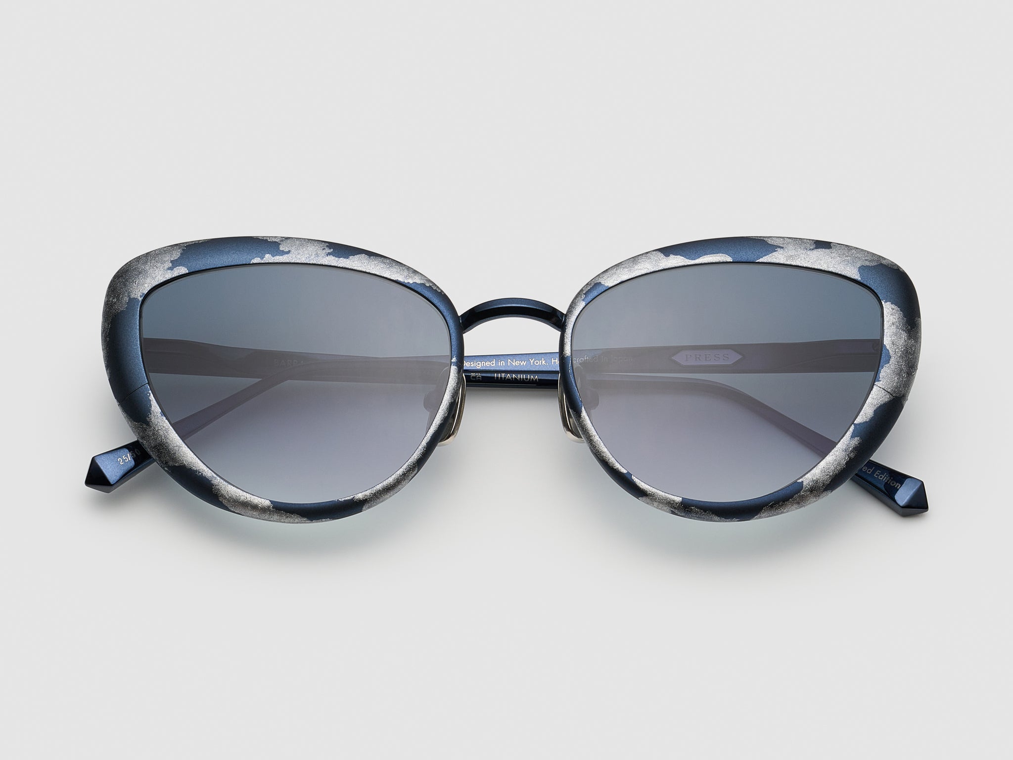 Barracuda Gold Leaf Navy Platinum Leaf - ST023 #color_navy-platinum-leaf-st023