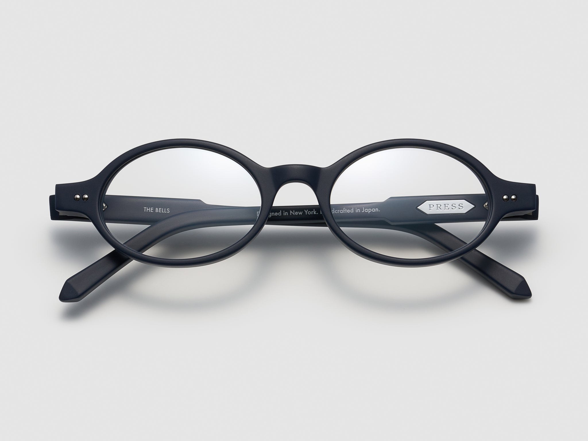 The Bells Optical Matte Navy / Silver - TI014 #color_matte-navy-silver-ti014