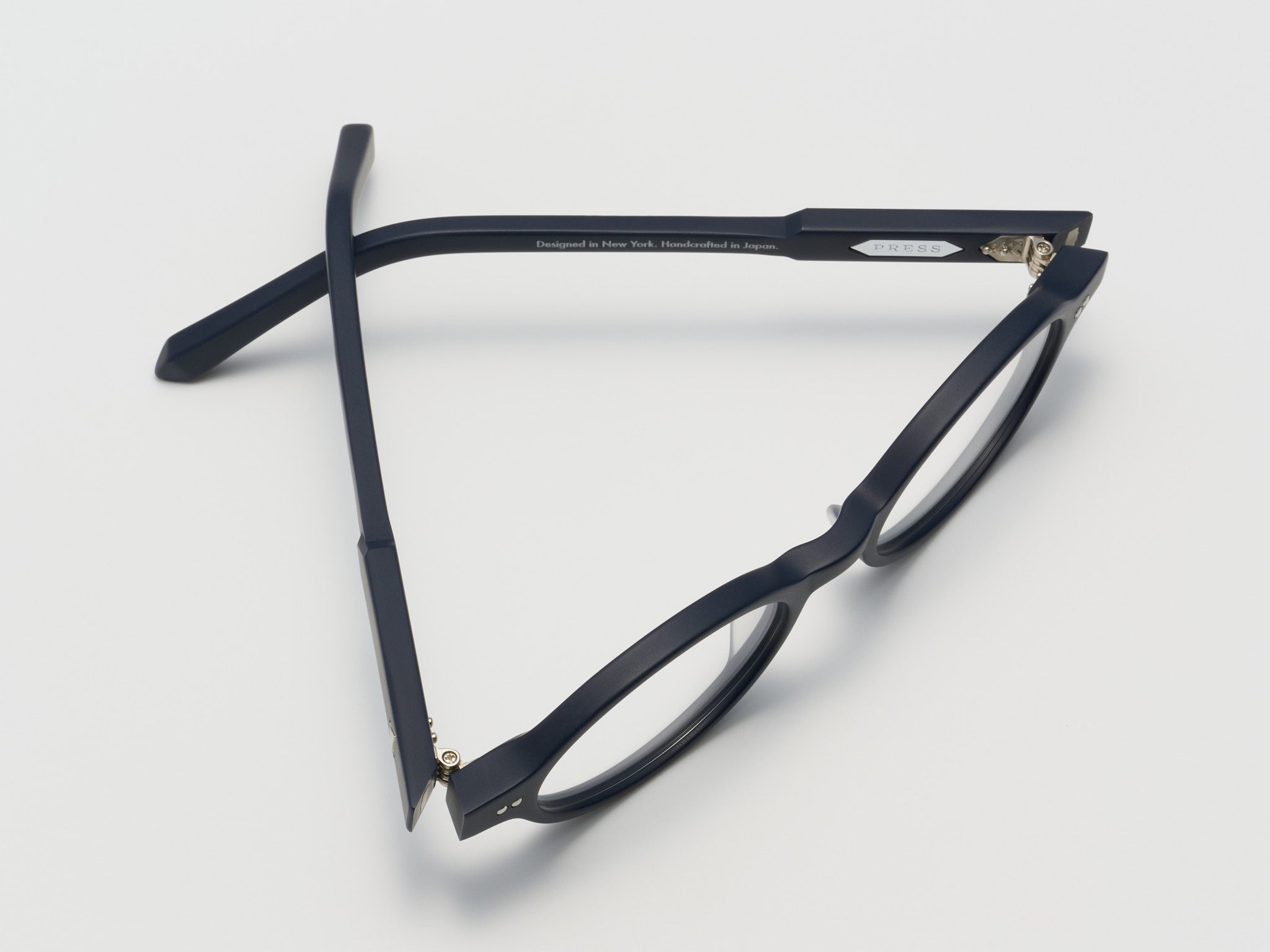The Bells Optical Matte Navy / Silver - TI014 #color_matte-navy-silver-ti014