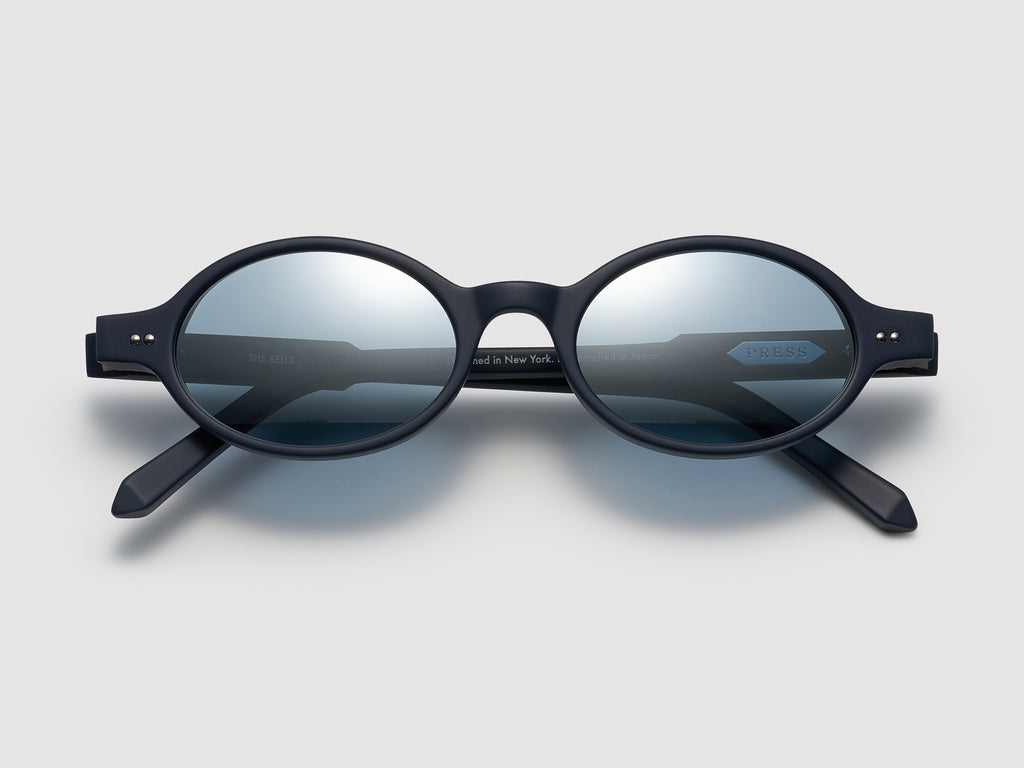 The Bells Matte Navy / Silver - TI014 #color_matte-navy-silver-ti014