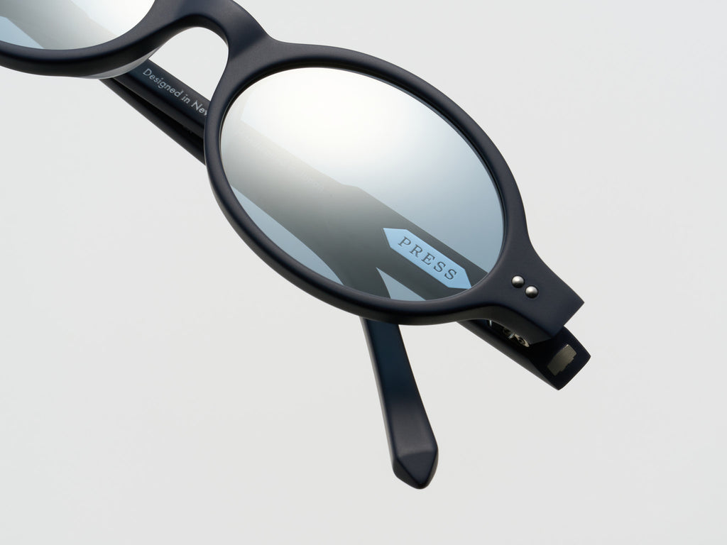 The Bells Matte Navy / Silver - TI014 #color_matte-navy-silver-ti014