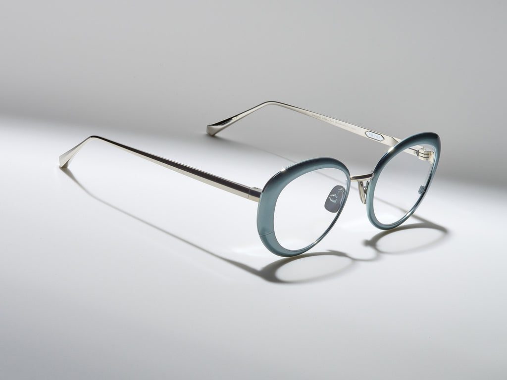 Bel Air Optical Nassau Blue / Palladium - ST006 #color_nassau-blue-palladium-st006