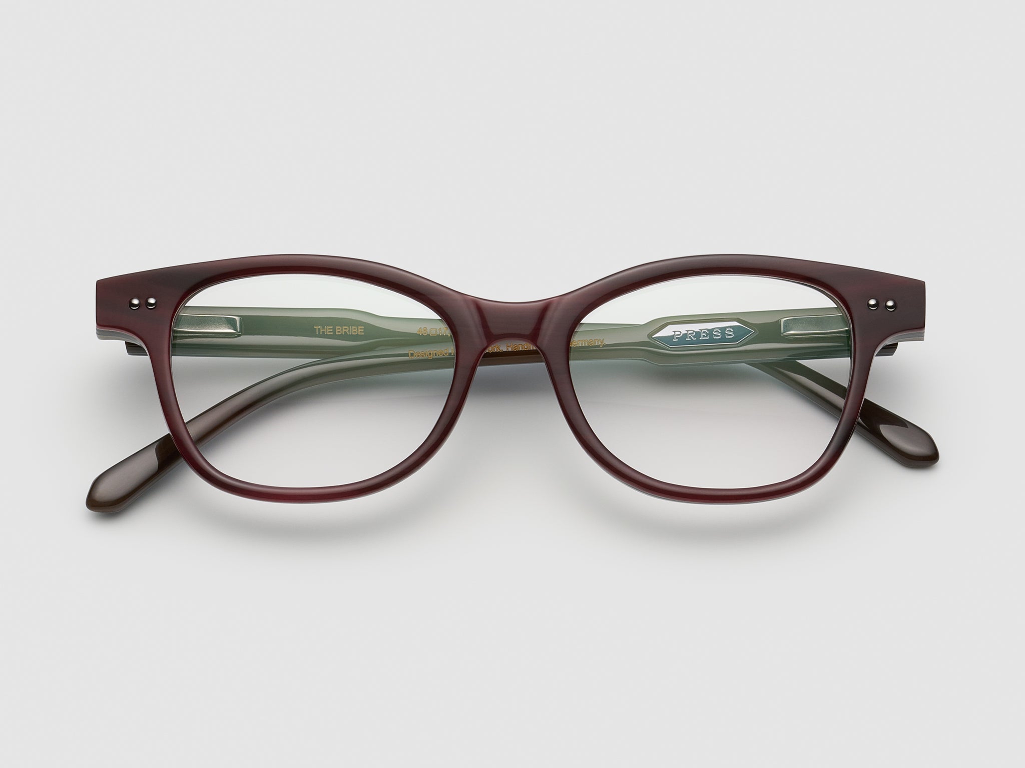 The Bribe Horn Burgundy Stack - JP007 #color_burgundy-stack-jp007