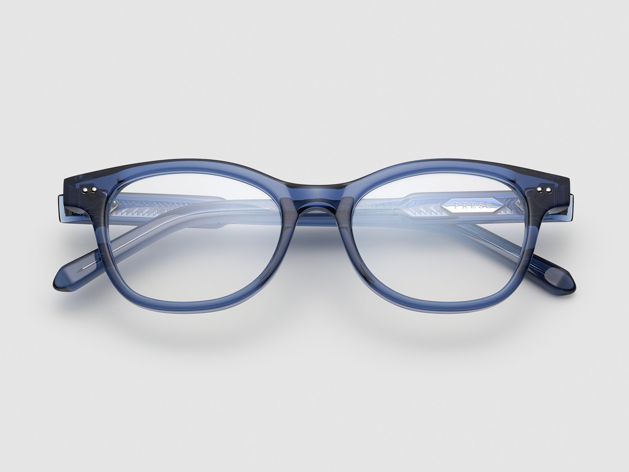 The Bribe Optical Blue Crystal / Silver - TI002 #color_blue-crystal-silver-ti002