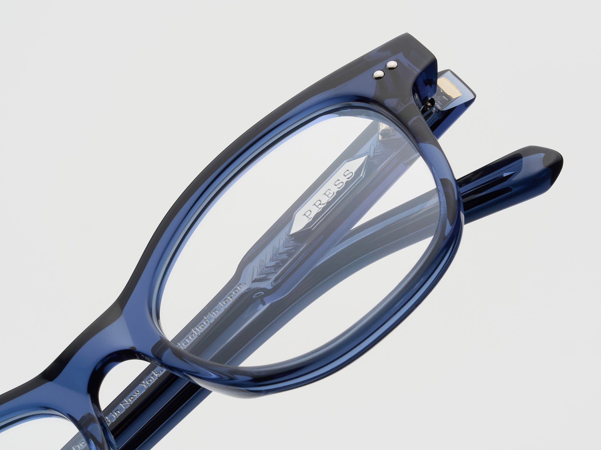 The Bribe Optical Blue Crystal / Silver - TI002 #color_blue-crystal-silver-ti002