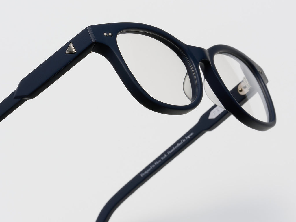 The Bribe Optical Matte Navy / Silver - TI014 #color_matte-navy-silver-ti014