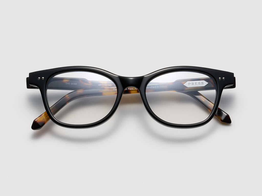 The Bribe Optical Black Tortoise / Silver - TI015 #color_black-tortoise-silver-ti015