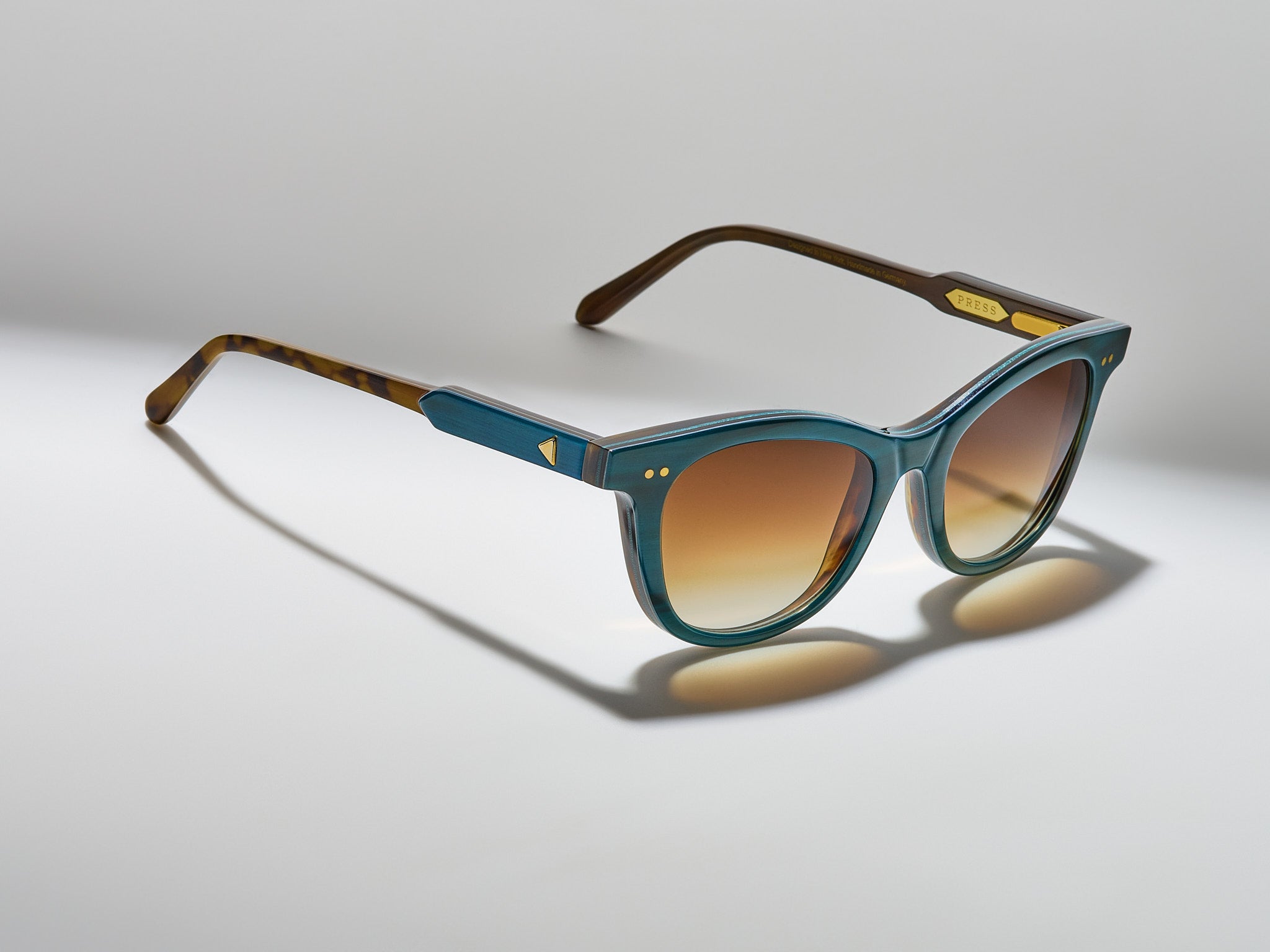 The Charade Horn Teal Stack - JP004 #color_teal-stack-jp004