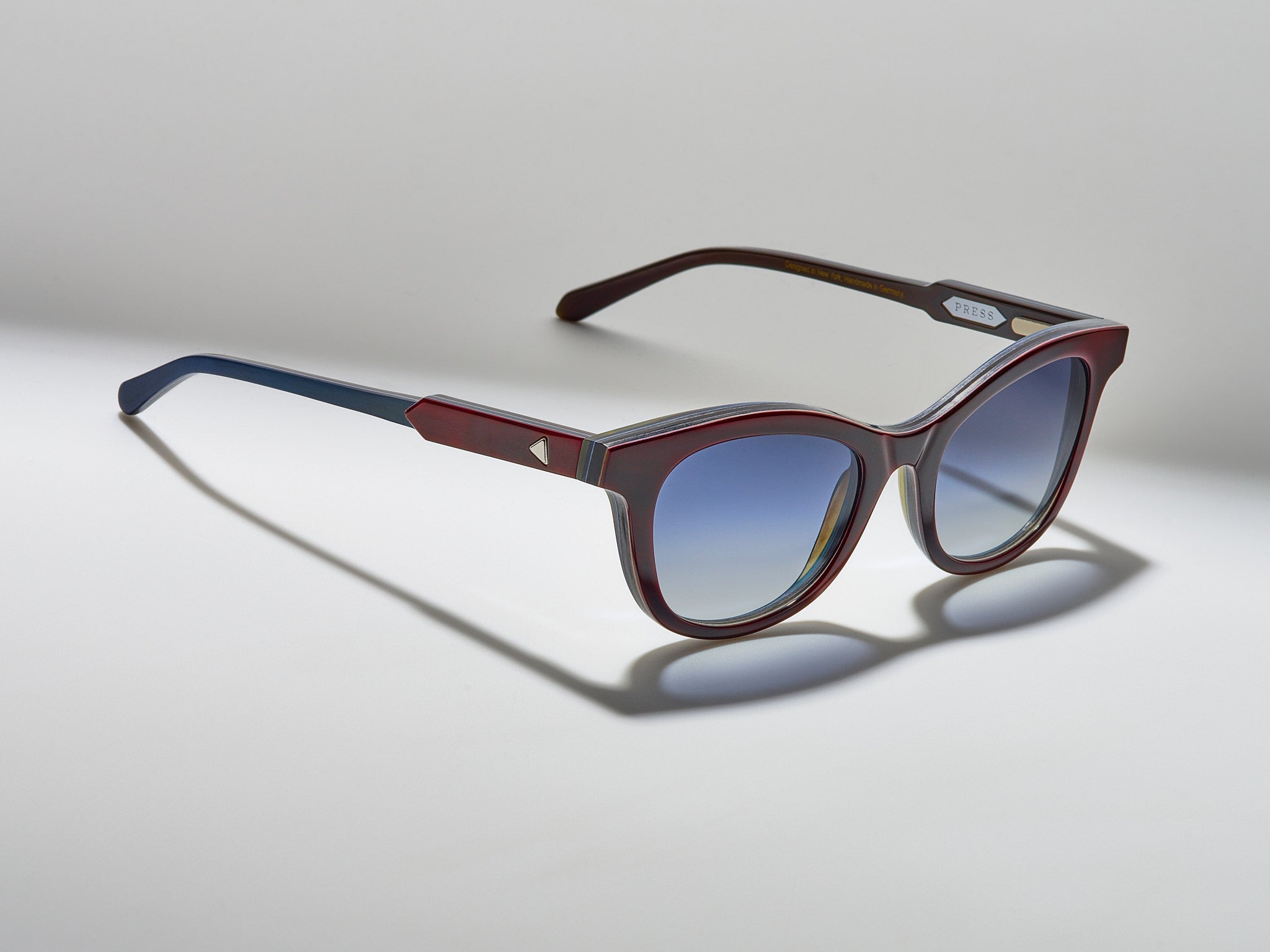 The Charade Horn Burgundy Stack - JP007 #color_burgundy-stack-jp007