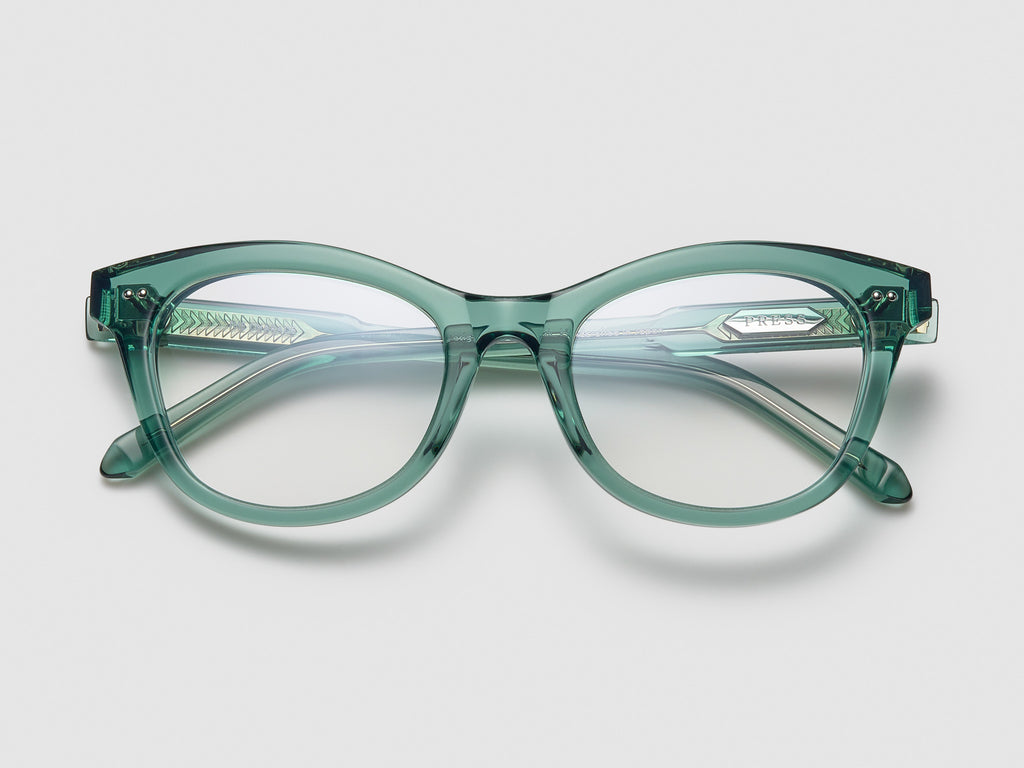 The Charade Optical Moss / Silver - TI010 #color_moss-silver-ti010