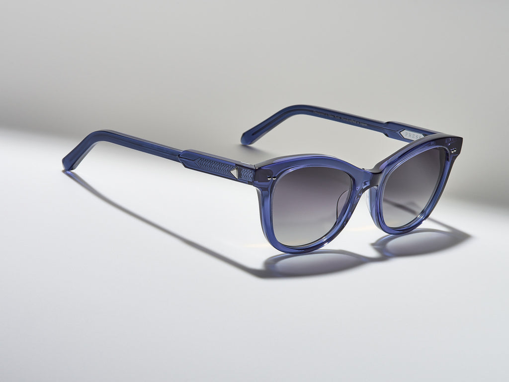 The Charade Blue Crystal / Silver - TI002 #color_blue-crystal-silver-ti002
