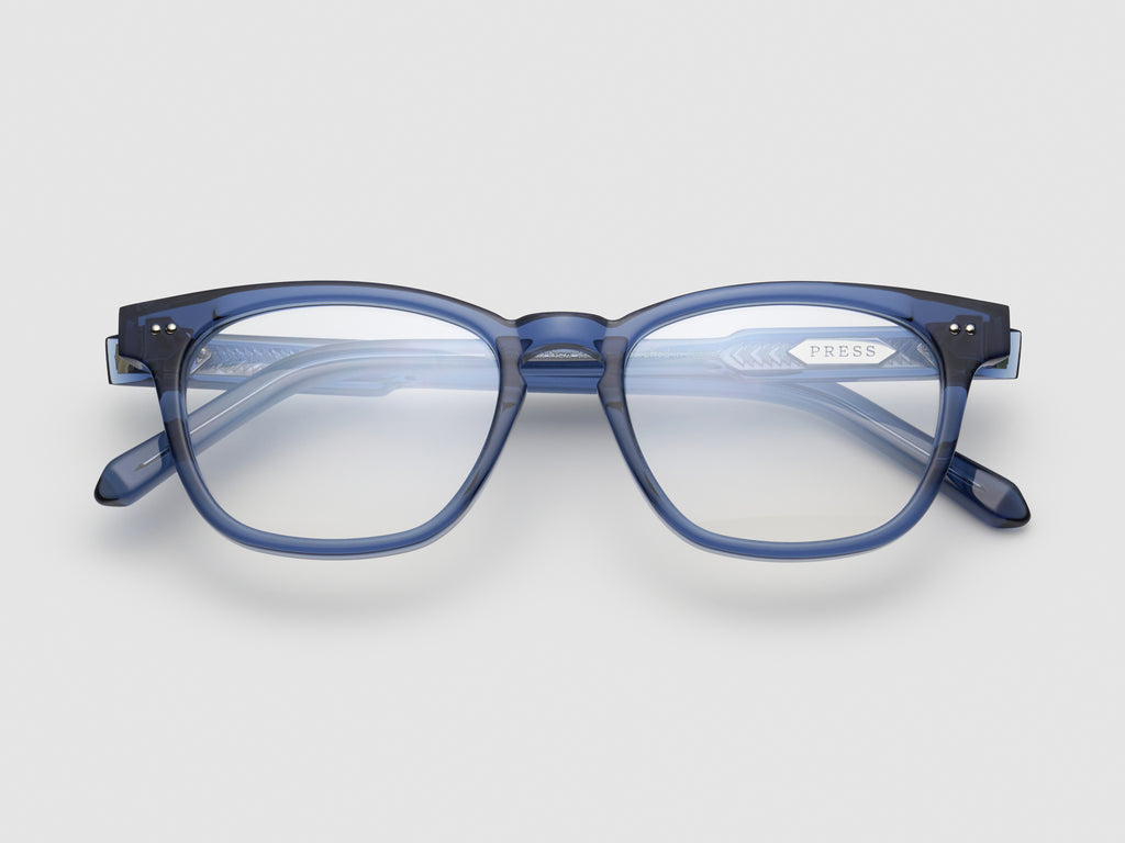 The Choice Optical Blue Crystal / Silver - TI002 #color_blue-crystal-silver-ti002