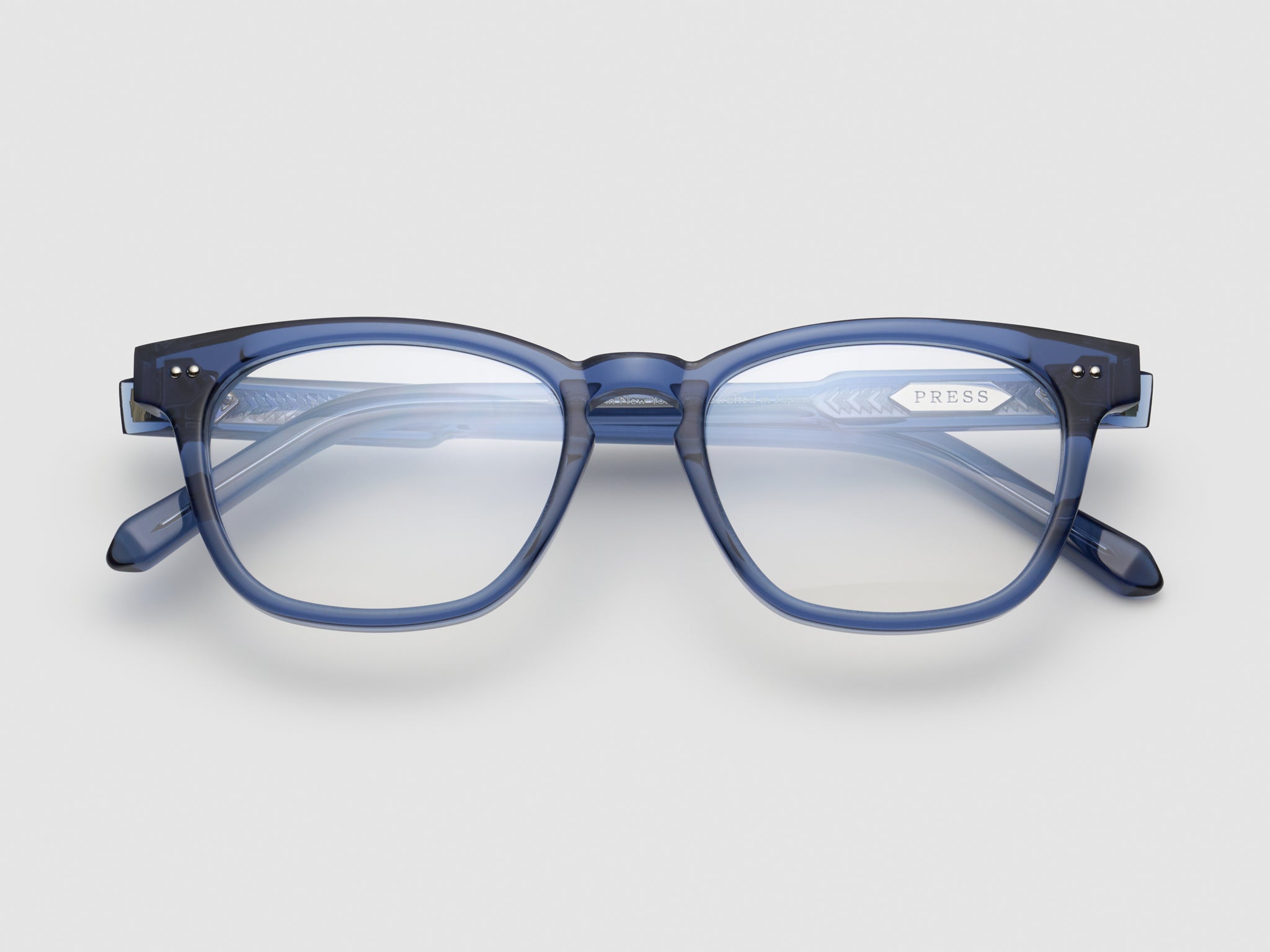 The Choice Optical Blue Crystal / Silver - TI002 #color_blue-crystal-silver-ti002