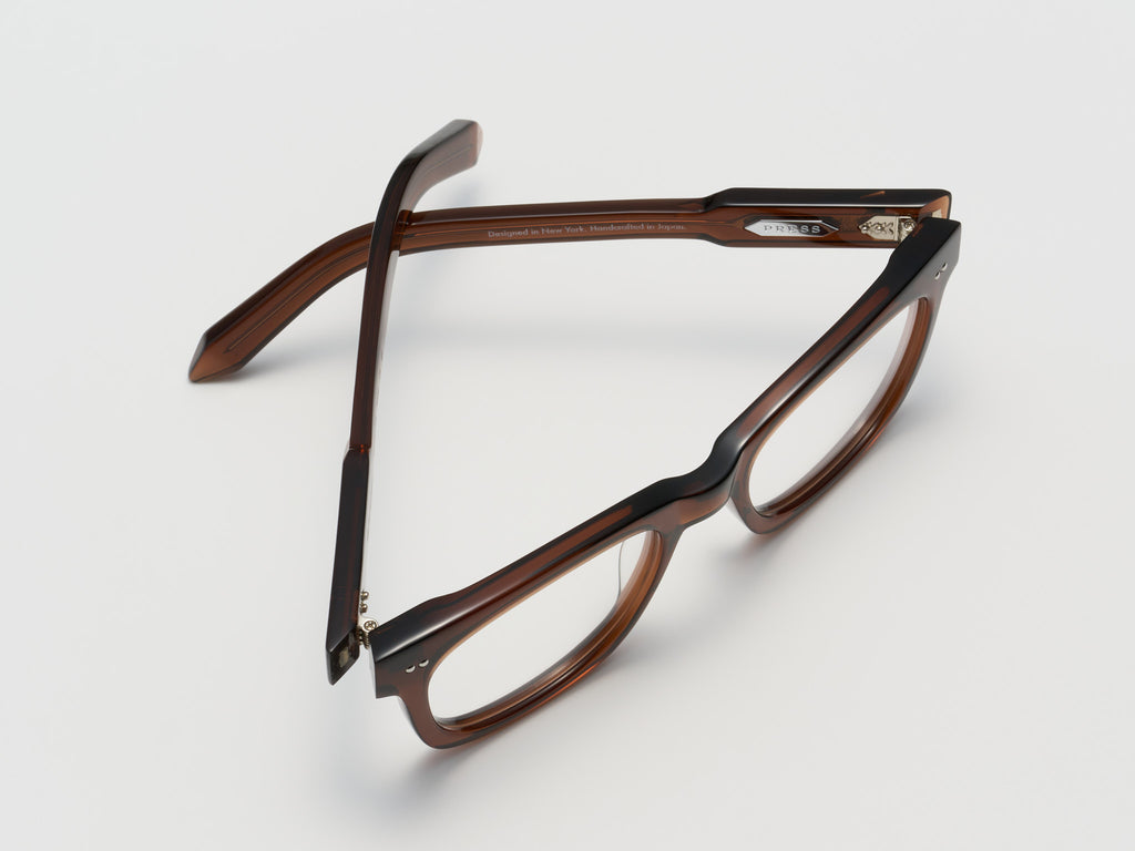 The Candy Man Optical Cognac / Silver - TI005 #color_cognac-silver-ti005