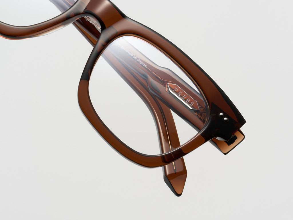 The Candy Man Optical Cognac / Silver - TI005 #color_cognac-silver-ti005