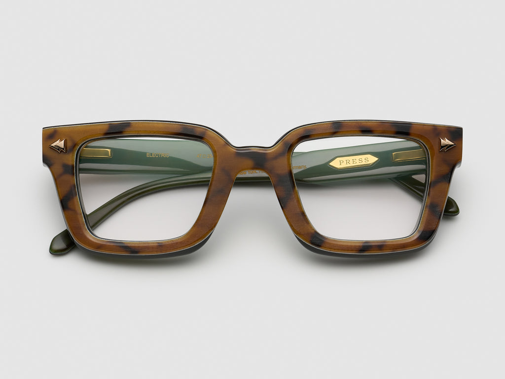 Electric Horn Spotty Tortoise / Hunter - JP028 #color_spotty-tortoise-hunter-jp028