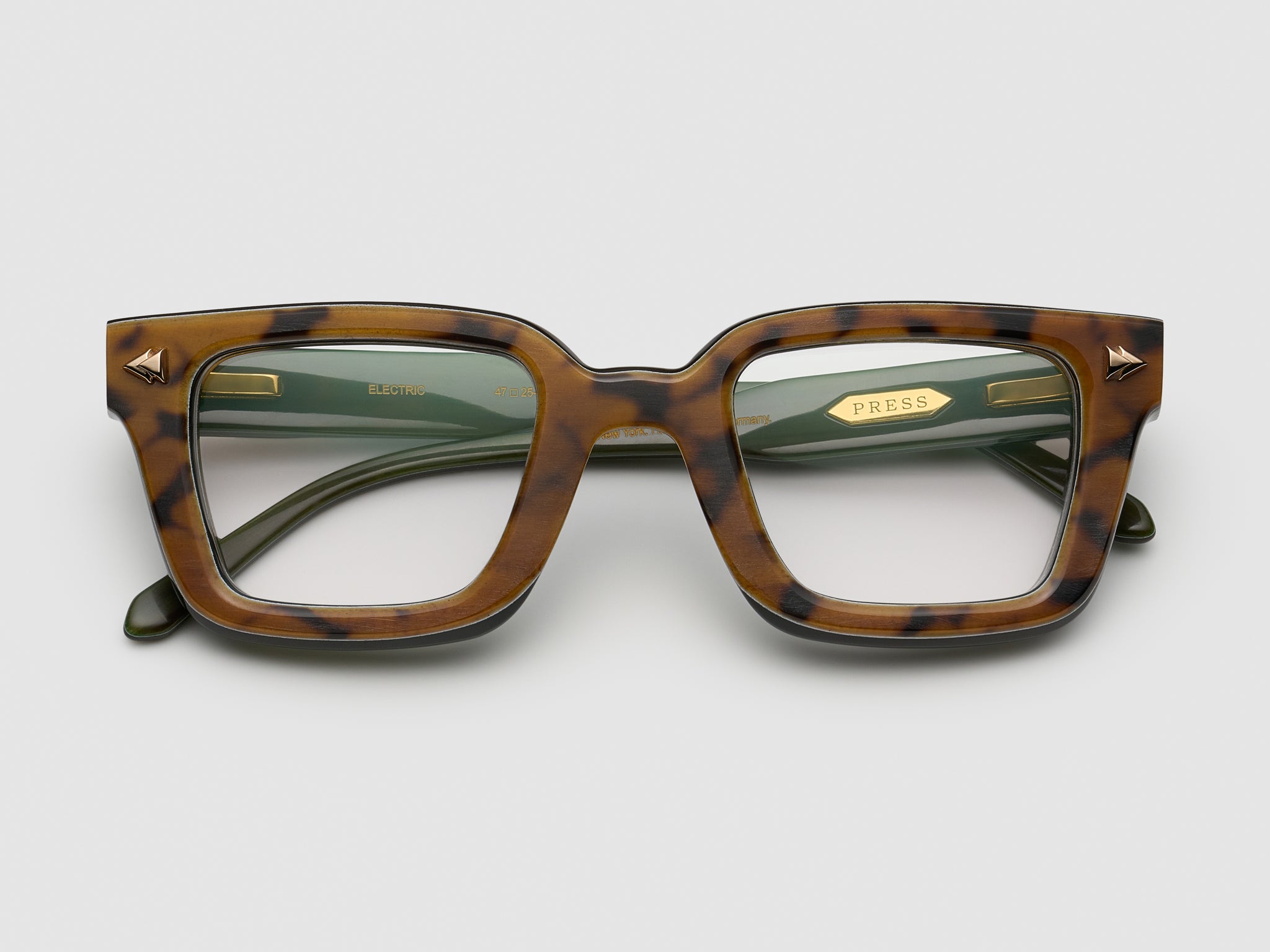 Electric Horn Spotty Tortoise / Hunter - JP028 #color_spotty-tortoise-hunter-jp028