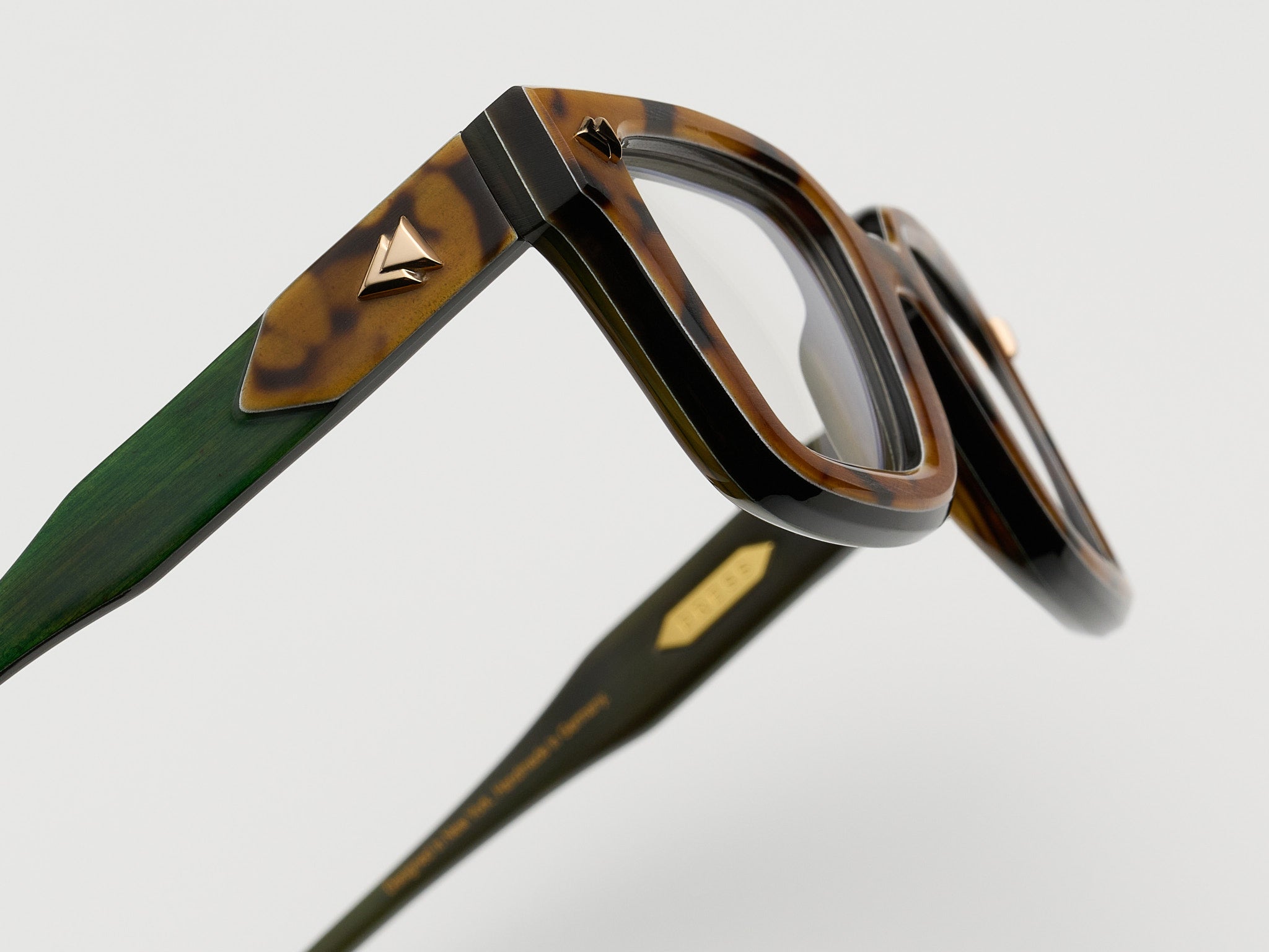 Electric Horn Spotty Tortoise / Hunter - JP028 #color_spotty-tortoise-hunter-jp028
