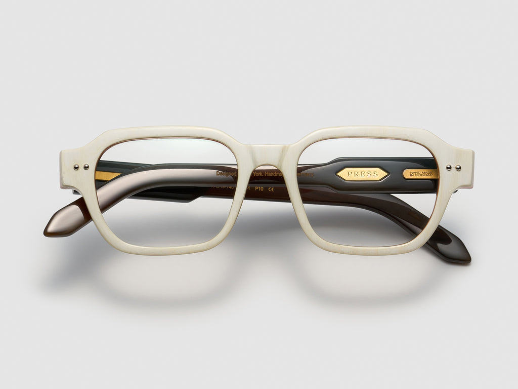 The Face Horn White Stack - JP009 #color_white-stack-jp009