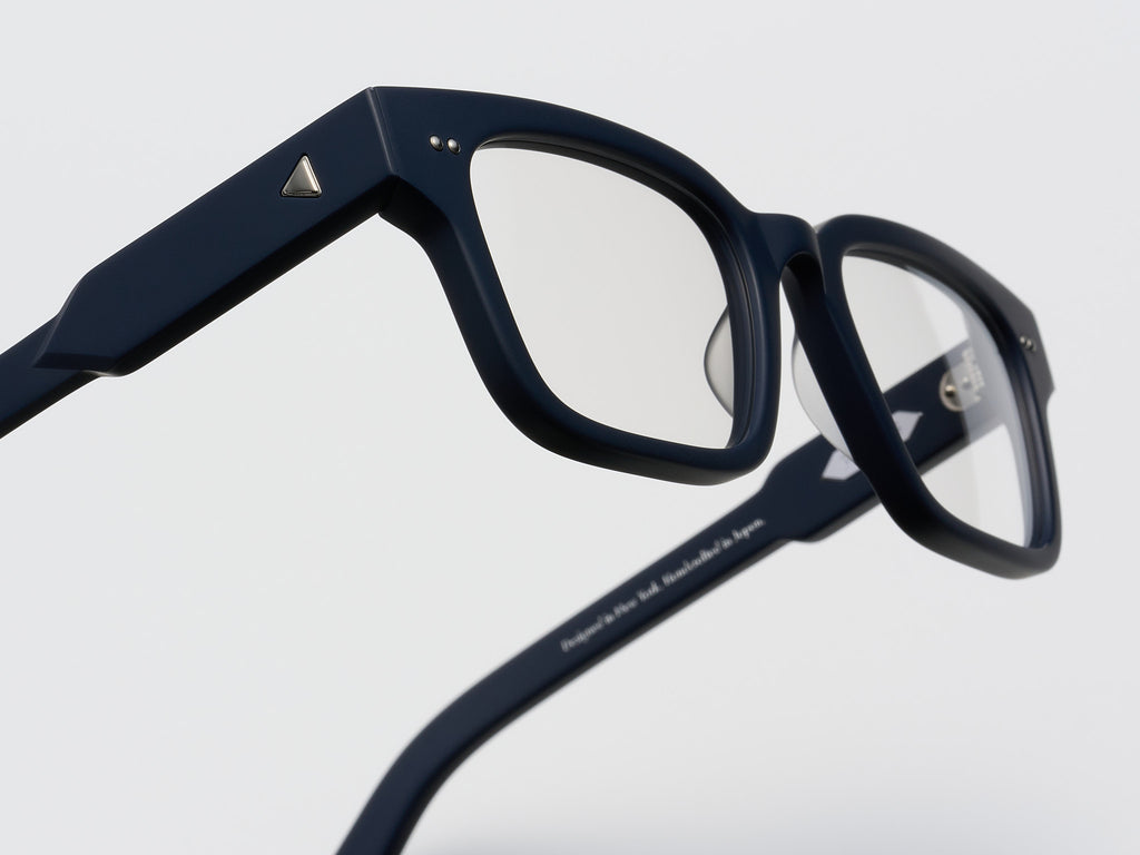 The Genius Optical Matte Navy / Silver - TI014 #color_matte-navy-silver-ti014