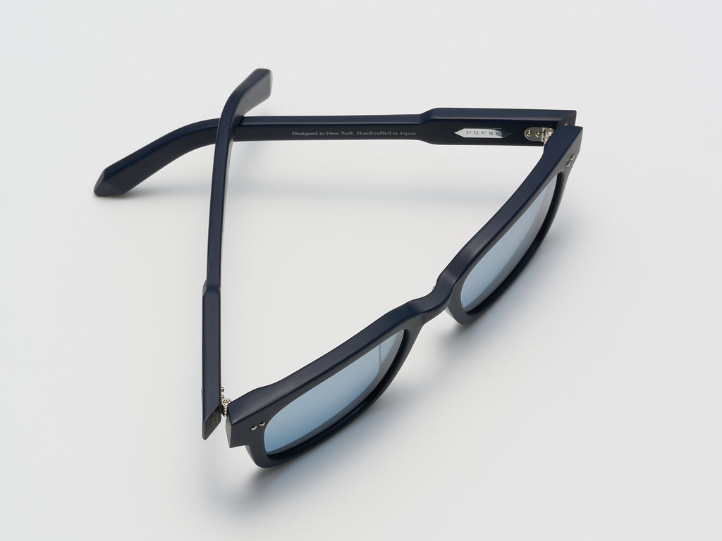 The Genius Matte Navy / Silver - TI014 #color_matte-navy-silver-ti014