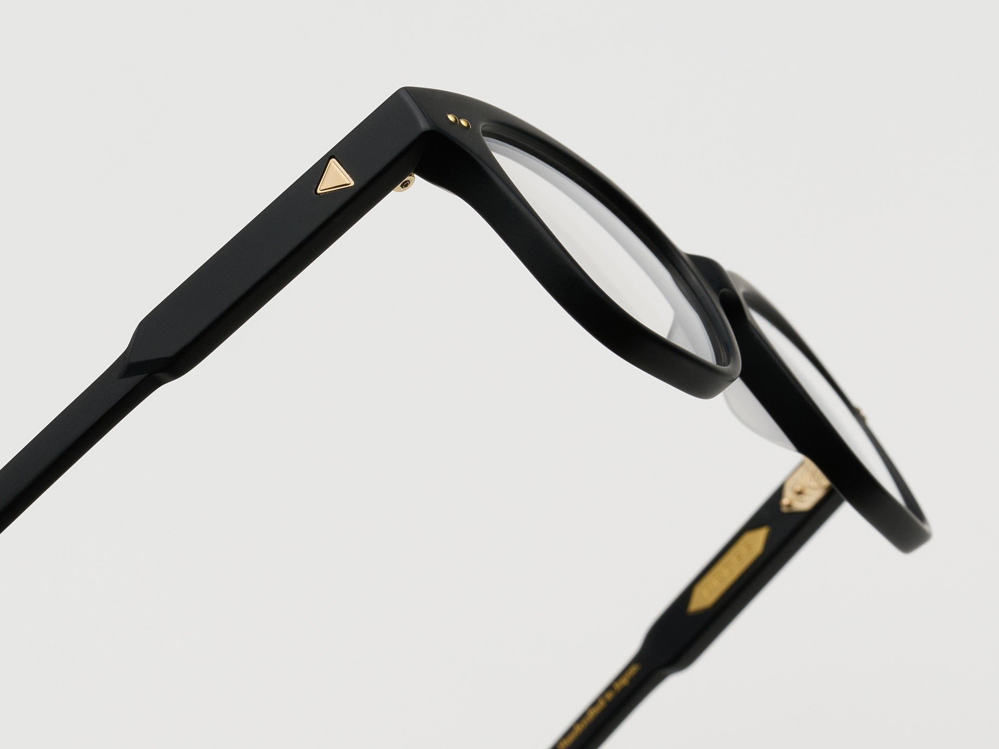 The Hall Optical Matte Black / Gold - TI001 #color_matte-black-gold-ti001